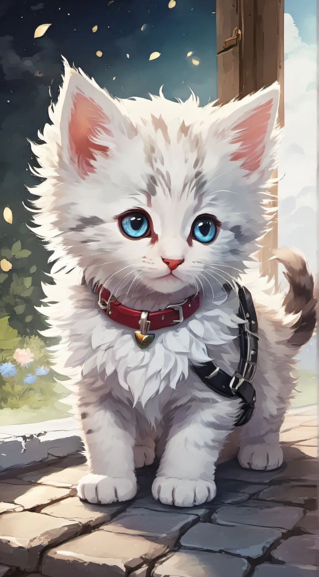 ai character: Kitty the kitten background