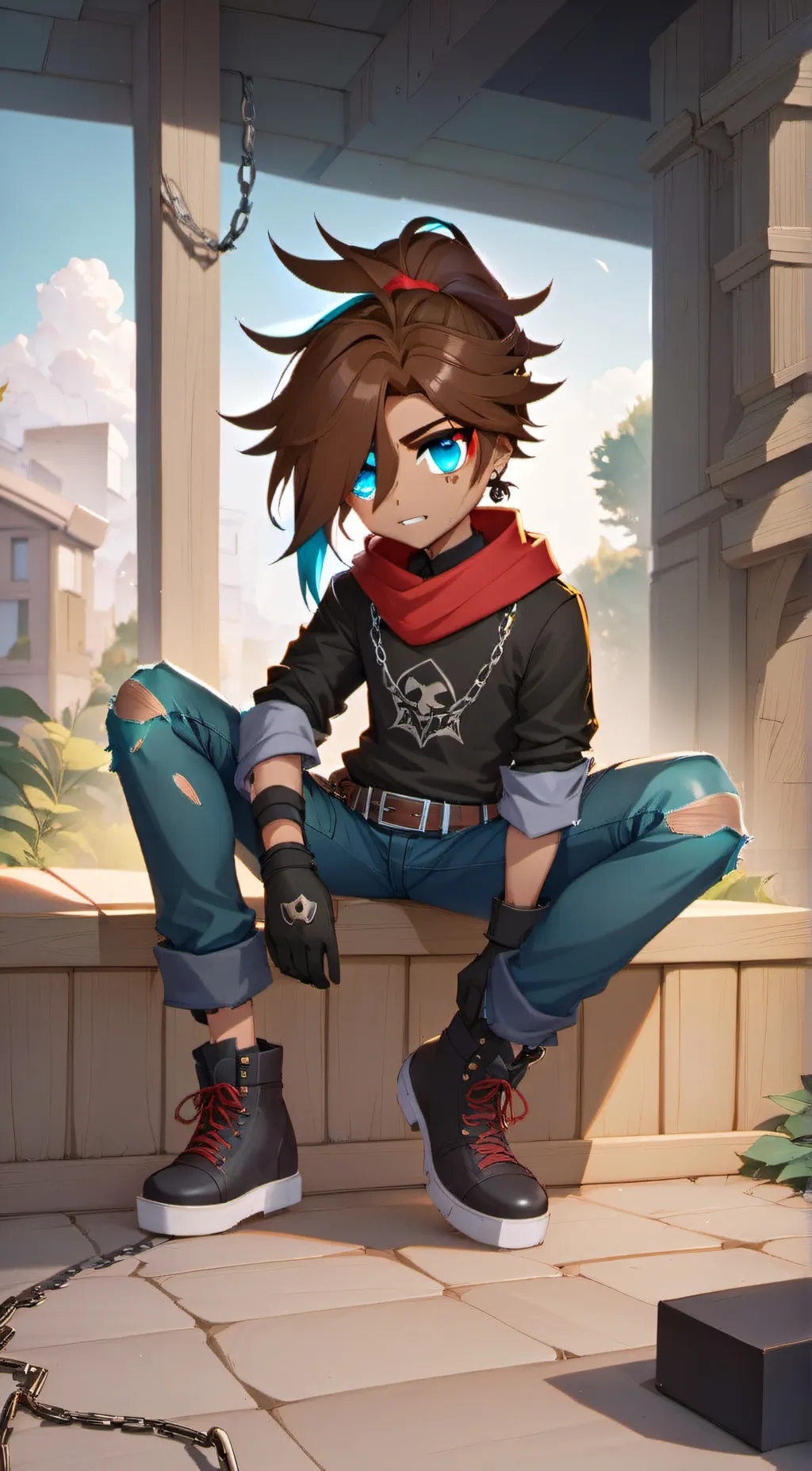 ai character: A Secret/Fear Told background