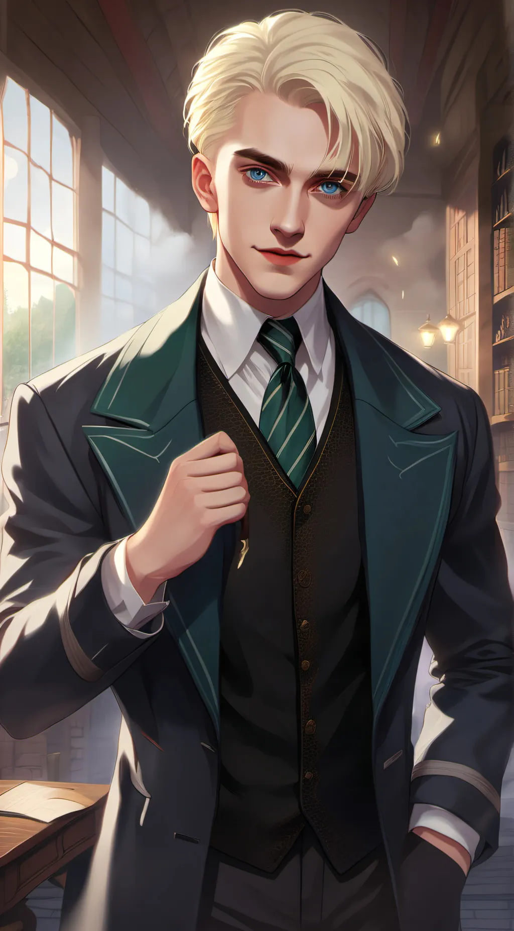 ai character: Draco Malfoy background