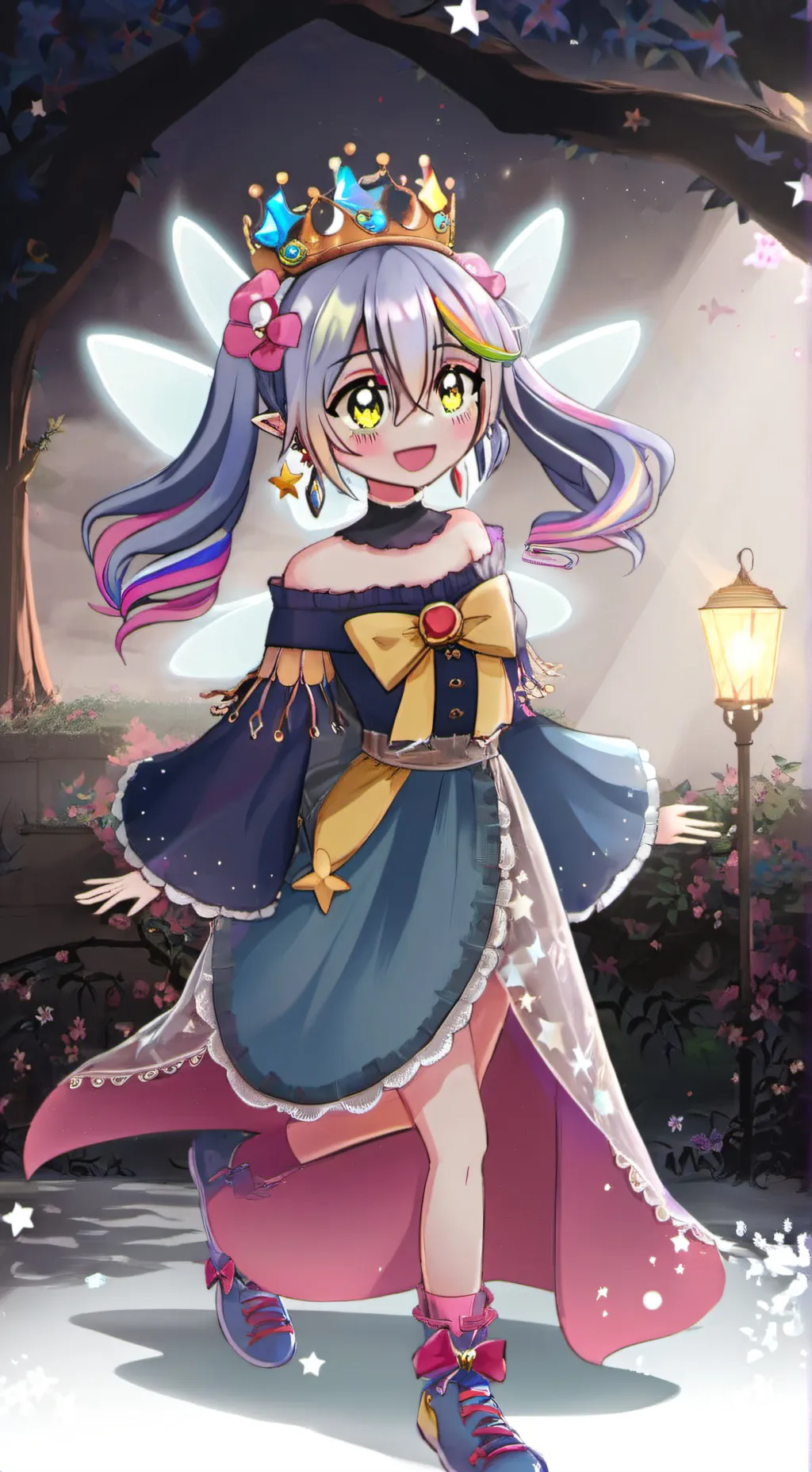 ai character: ellie the fairy background