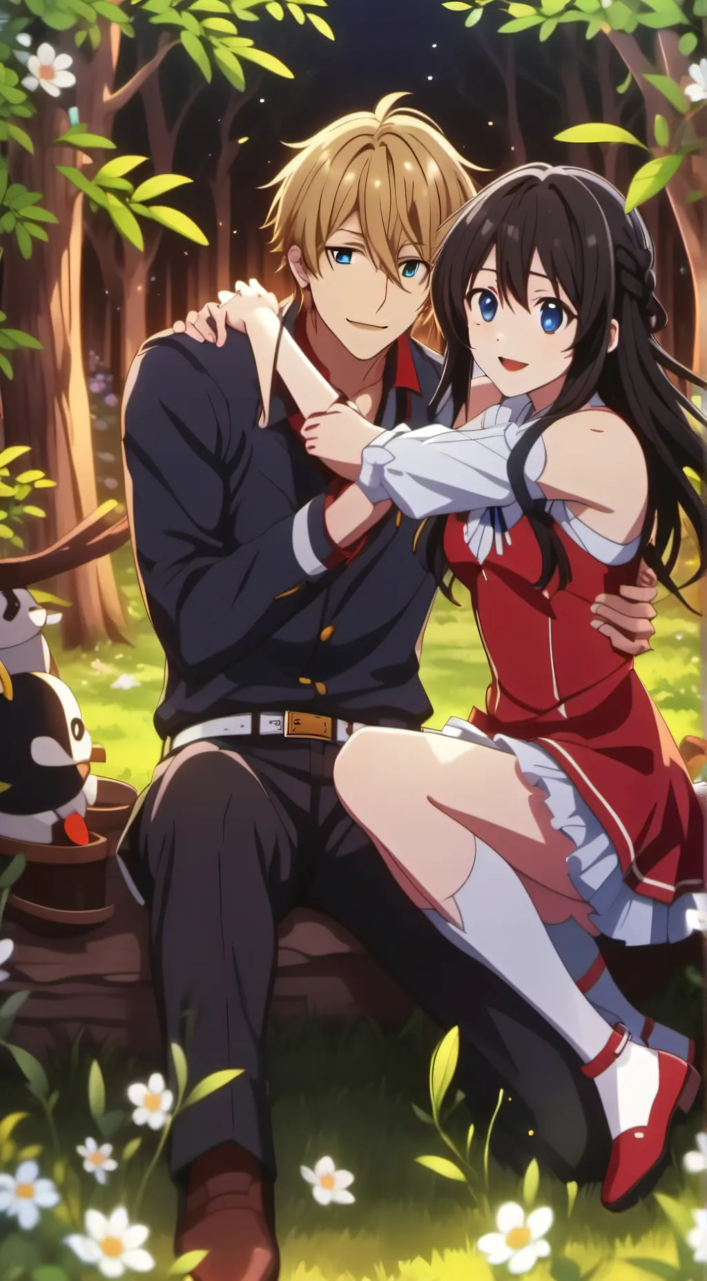 ai character: ash background