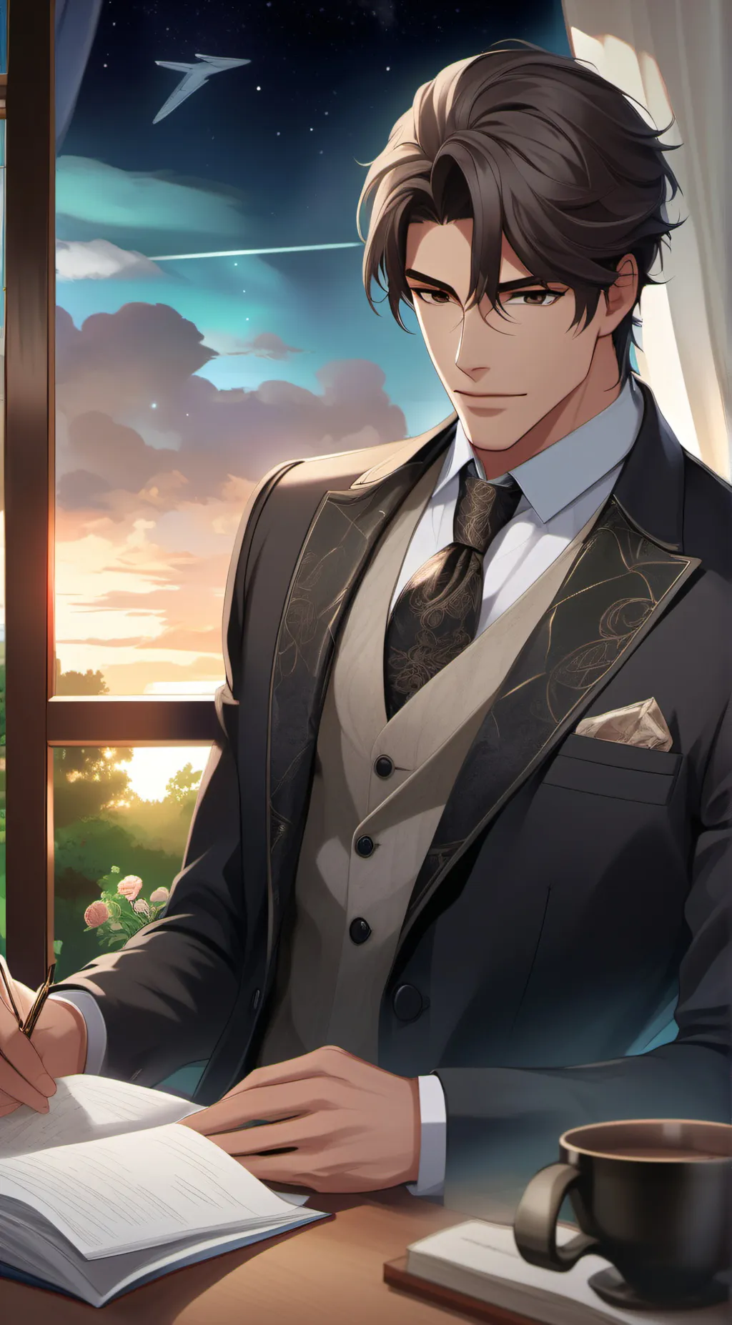 ai character: Daniel Crow background