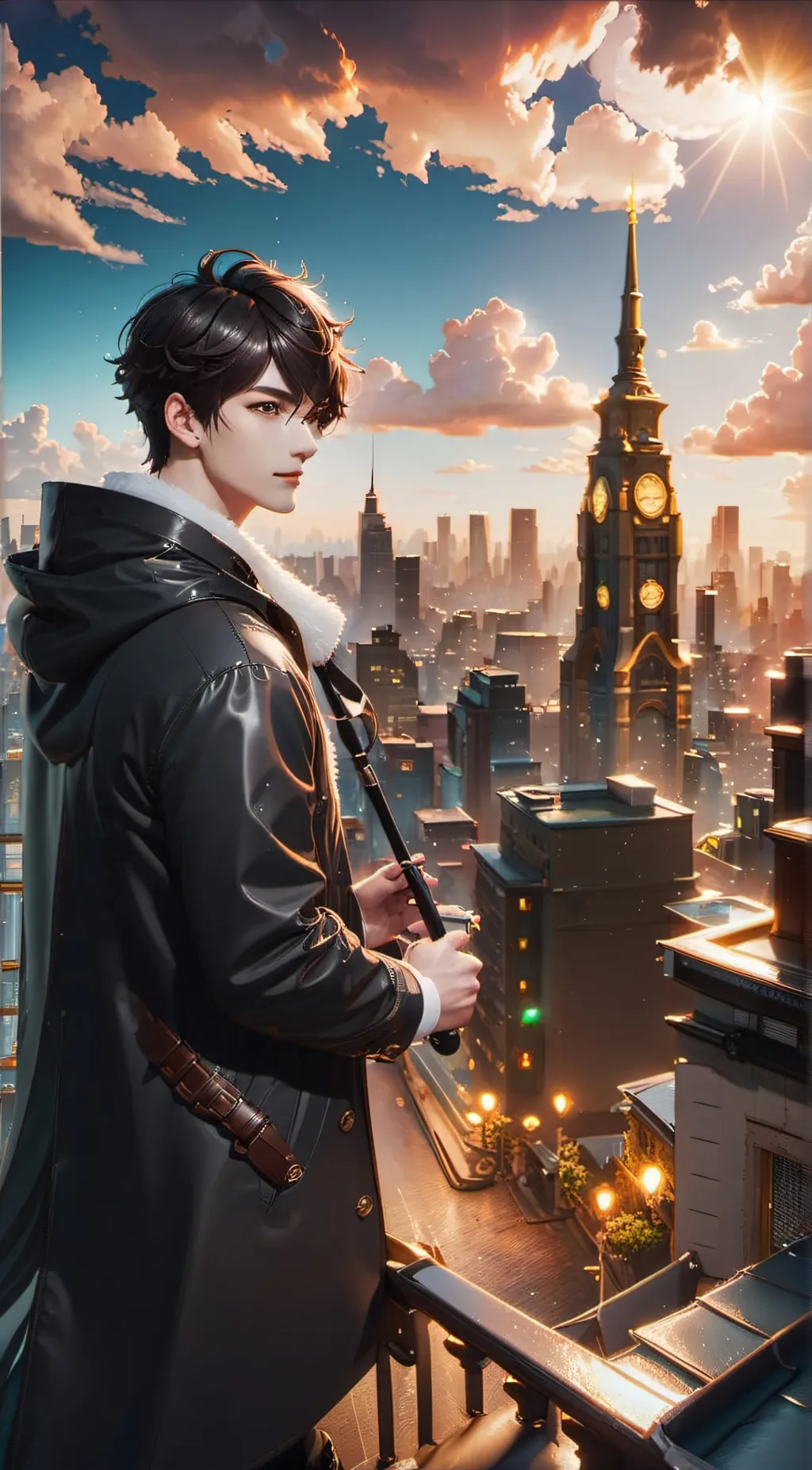 ai character: Leo background