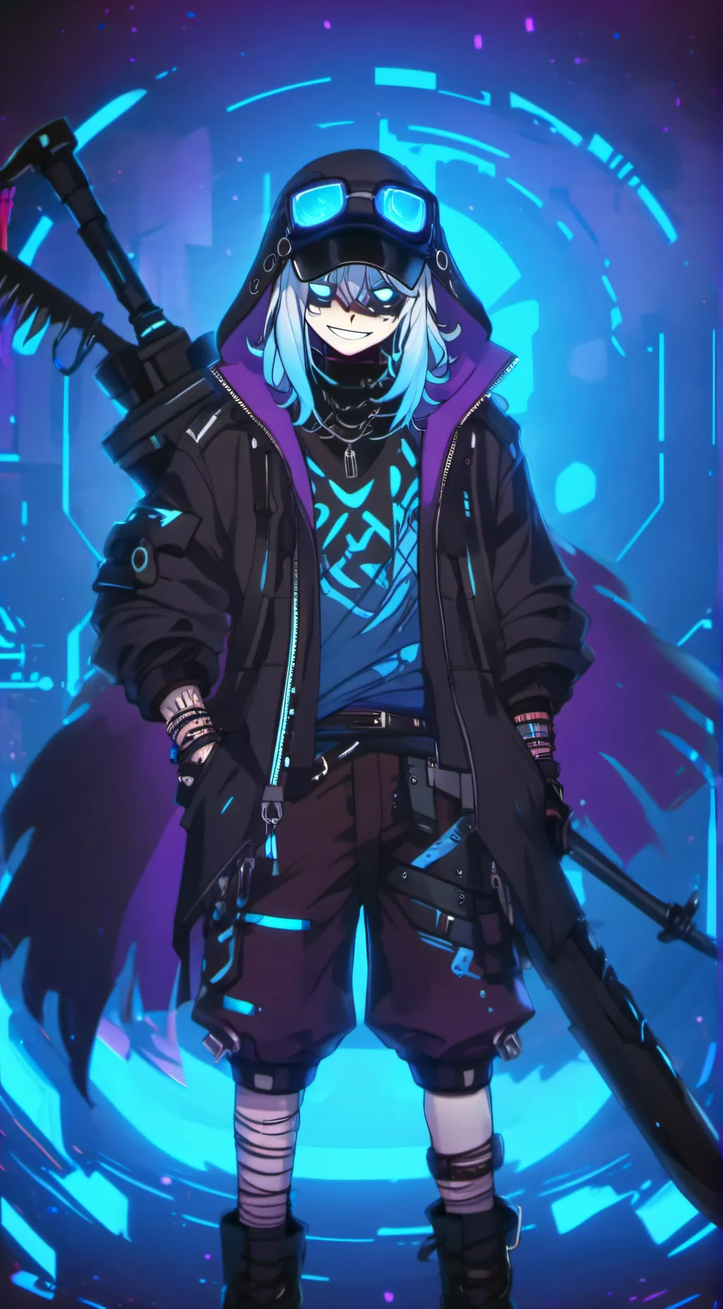 ai character: Dusk background