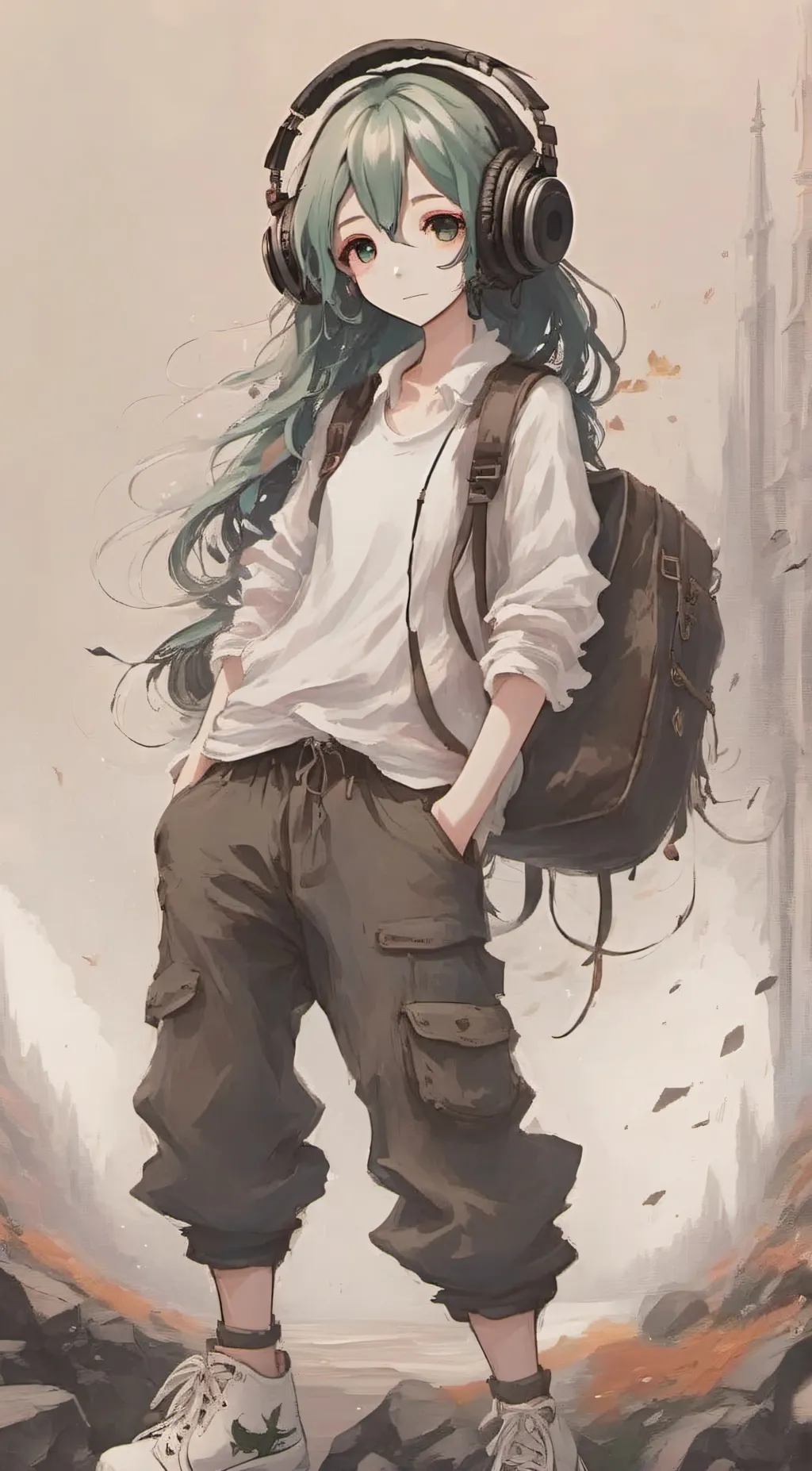 ai character: stellar background