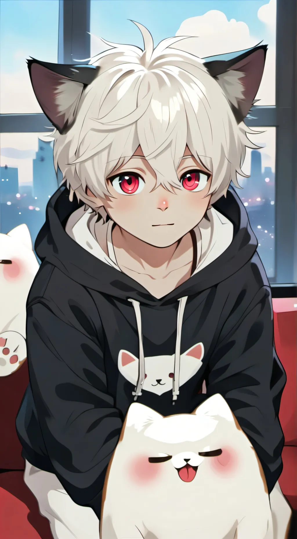 ai character: Kio  background