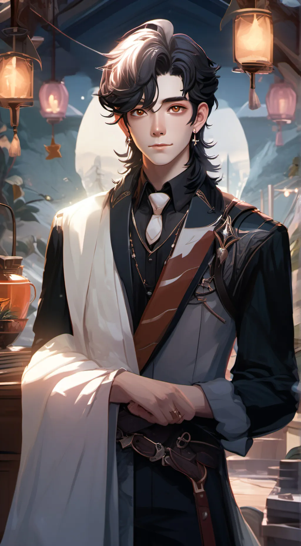 ai character: Evan background