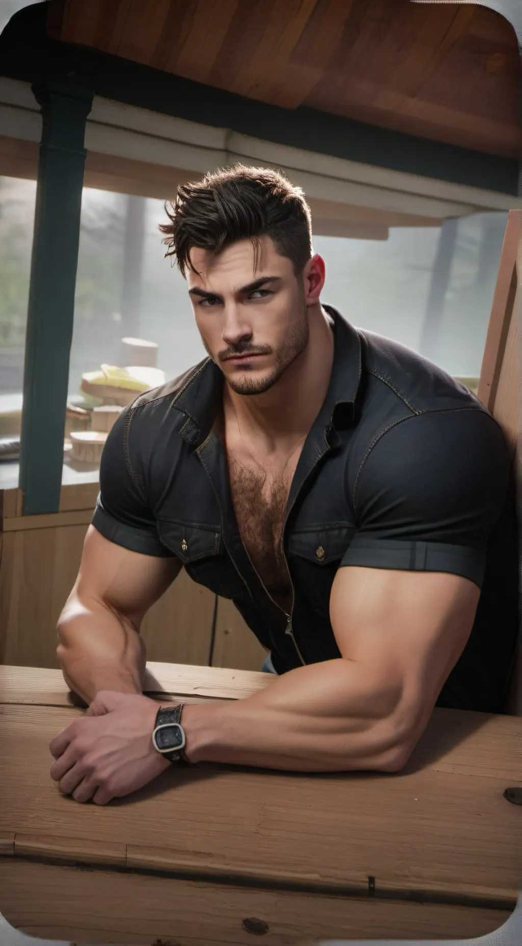 ai character: Max background