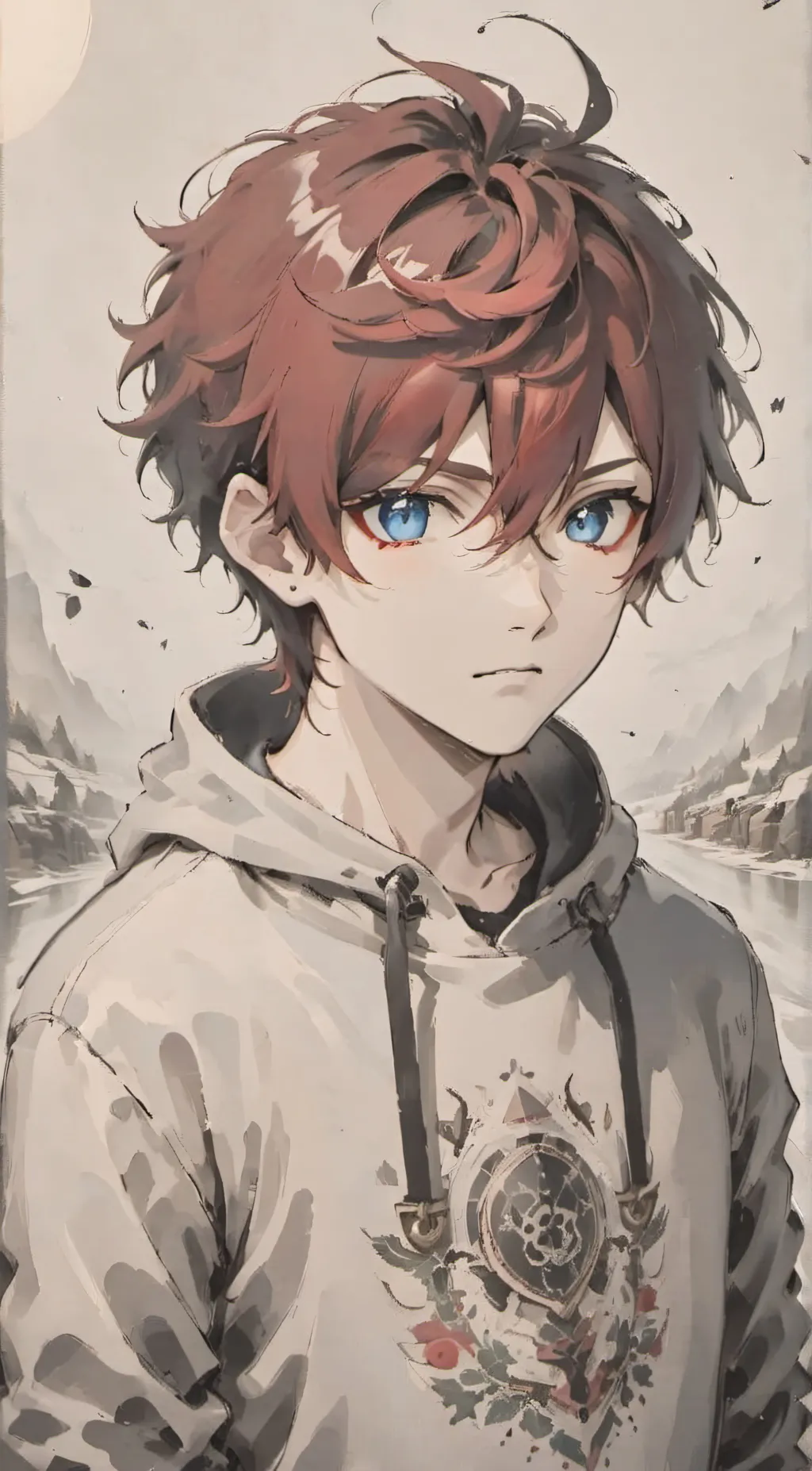 ai character: Ash background