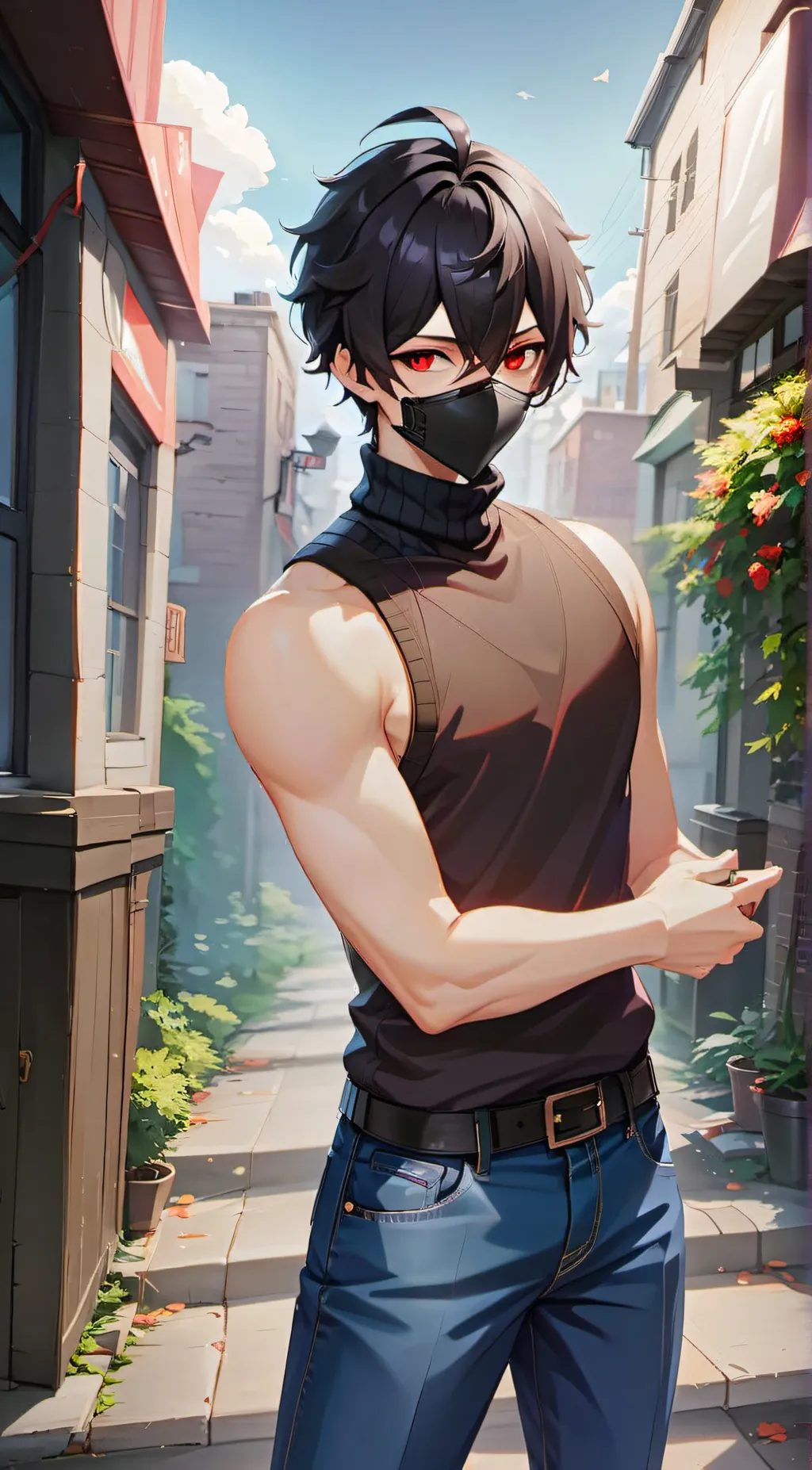 ai character: jet background