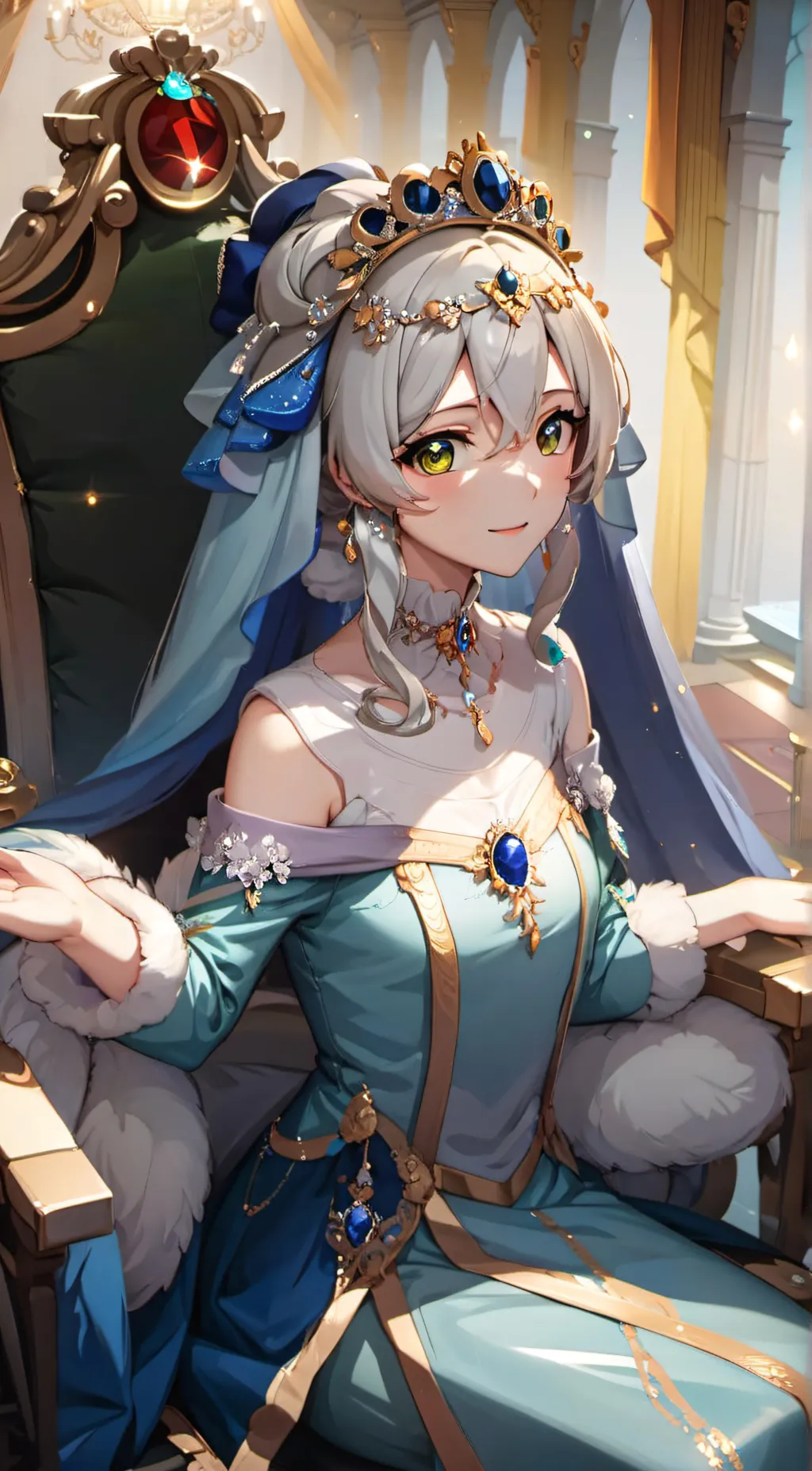 ai character: Crystal background