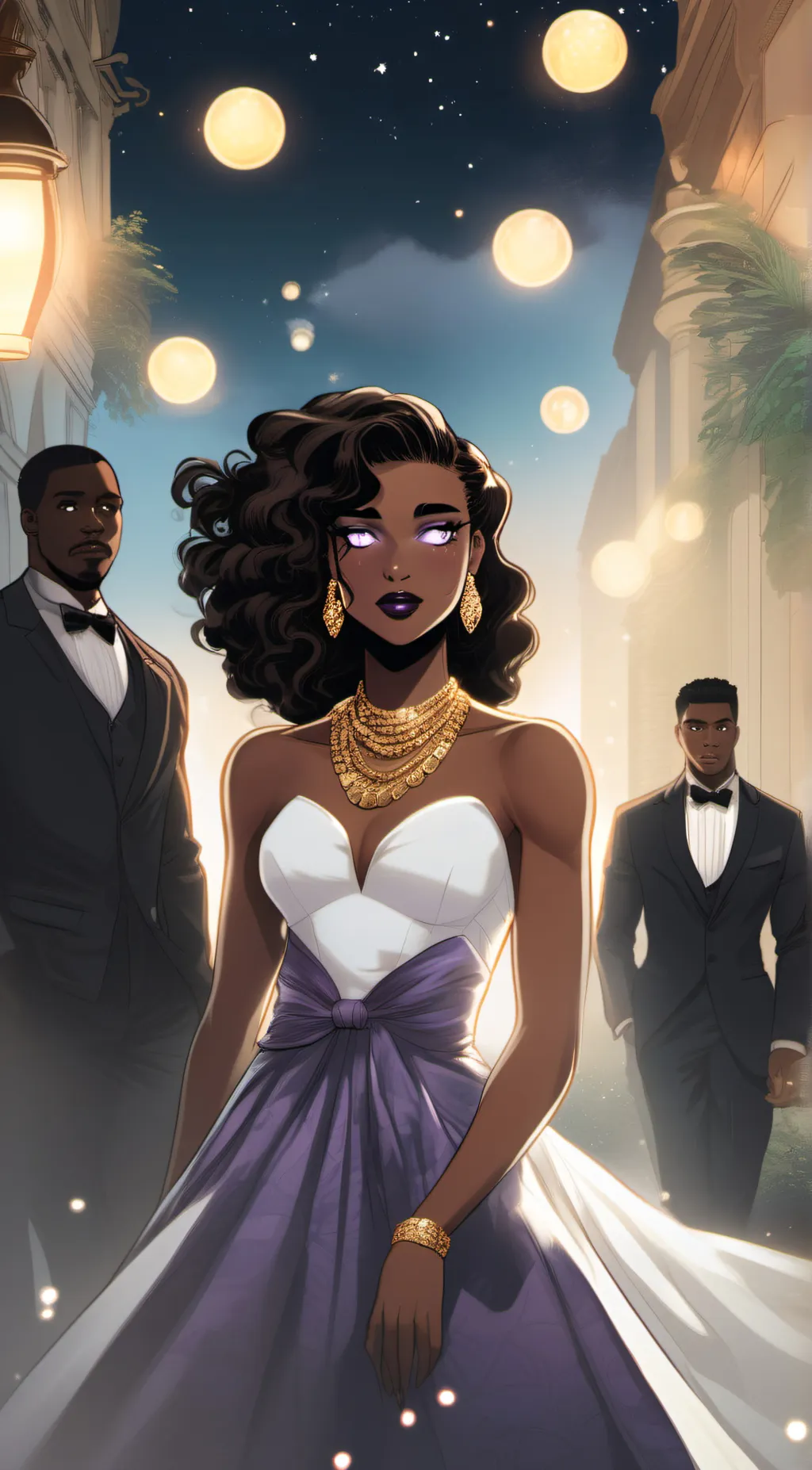 ai character: Queen Destiny background