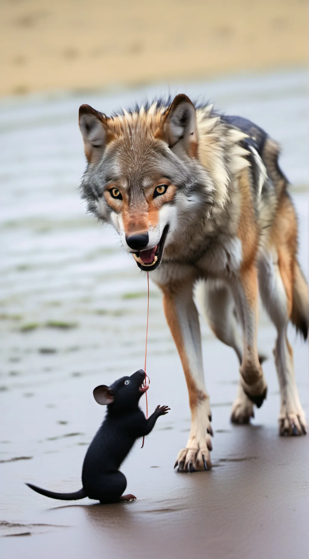 ai character: heartless wolf background