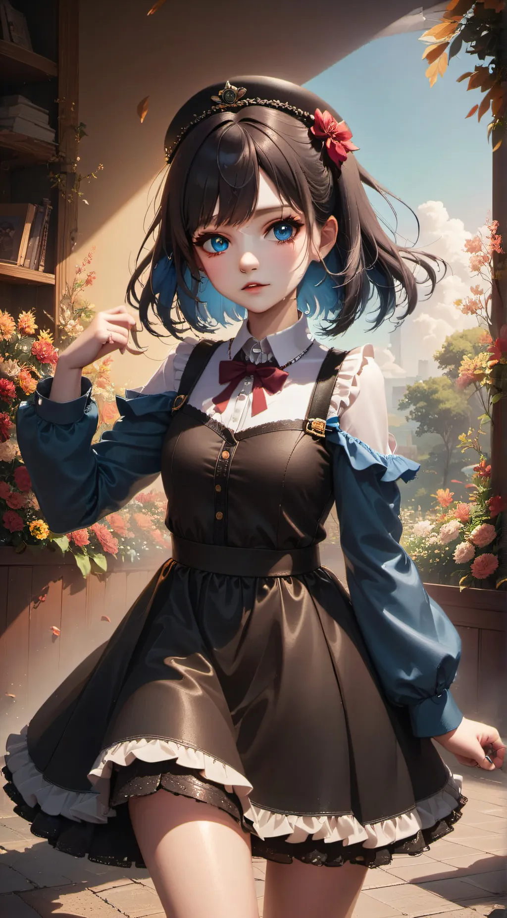 ai character: amelia background