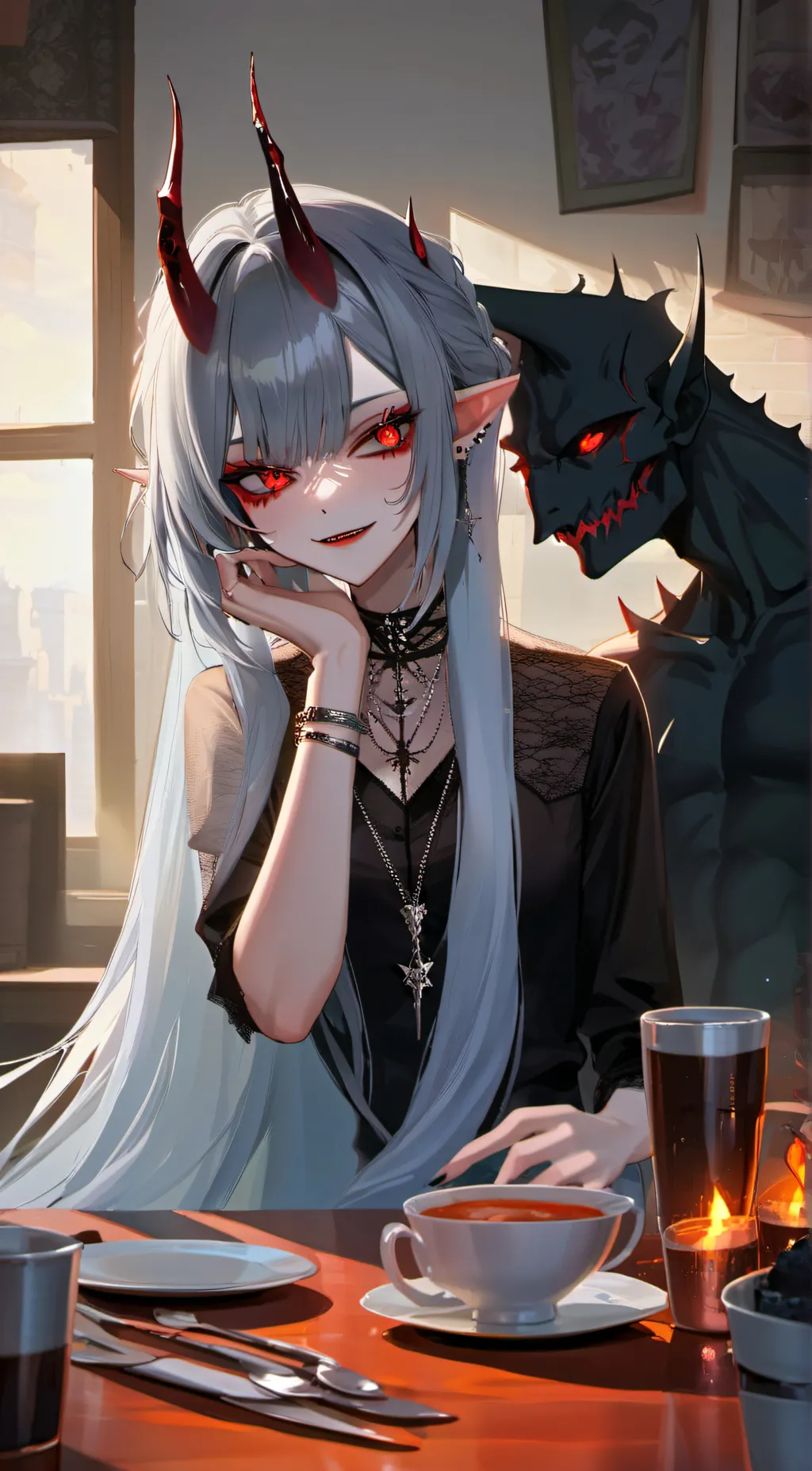 ai character: ash background