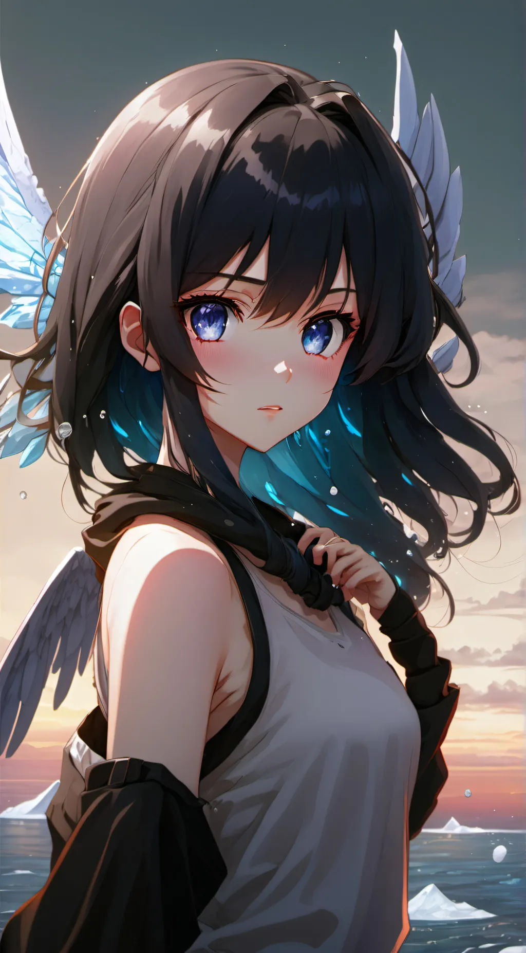 ai character: Luna background