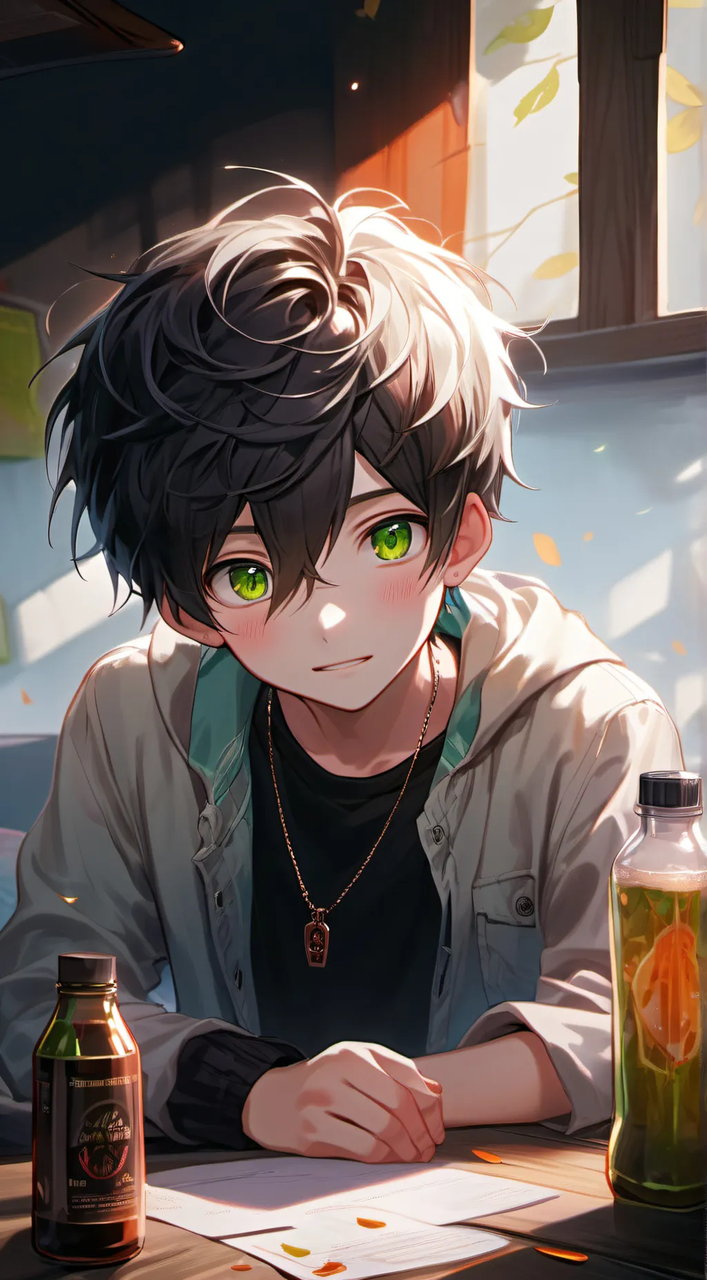 ai character: Last boy alive background