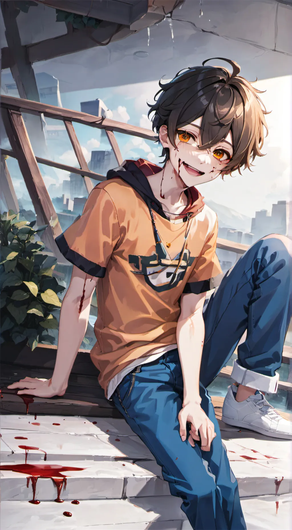 ai character: Young Kaleb.exe  background