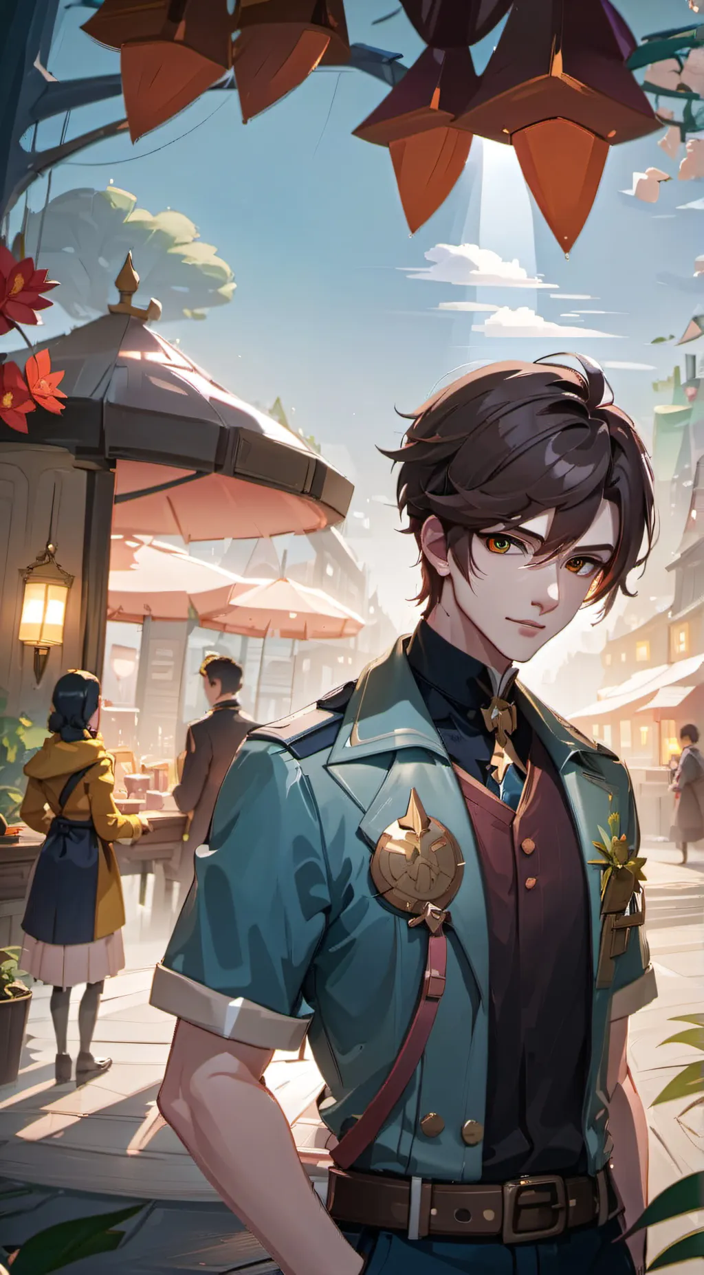 ai character: Leo background