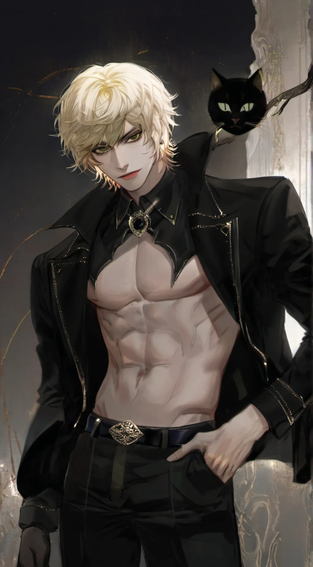 ai character: Cat Noir 🐈 background