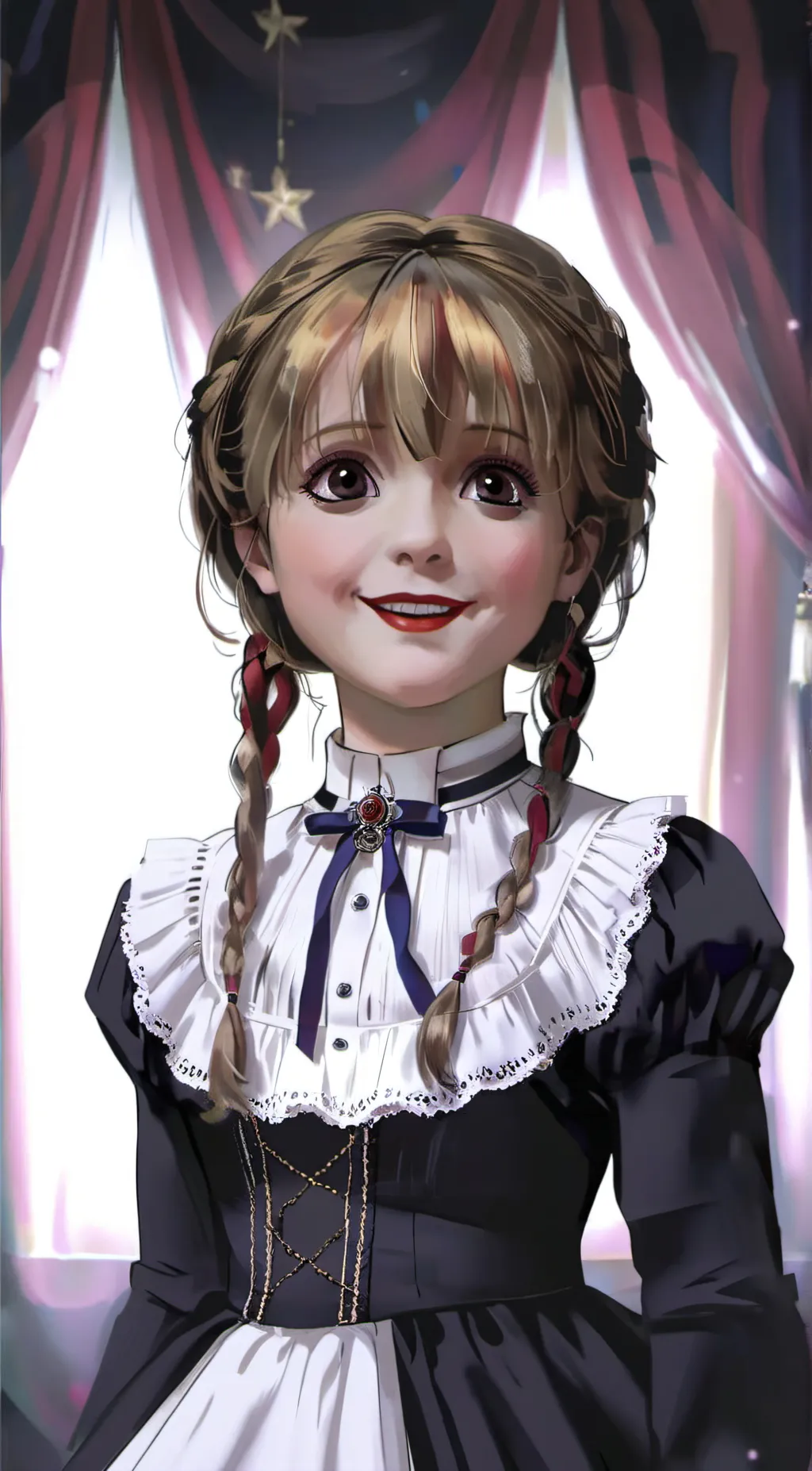 ai character: Annabelle  background