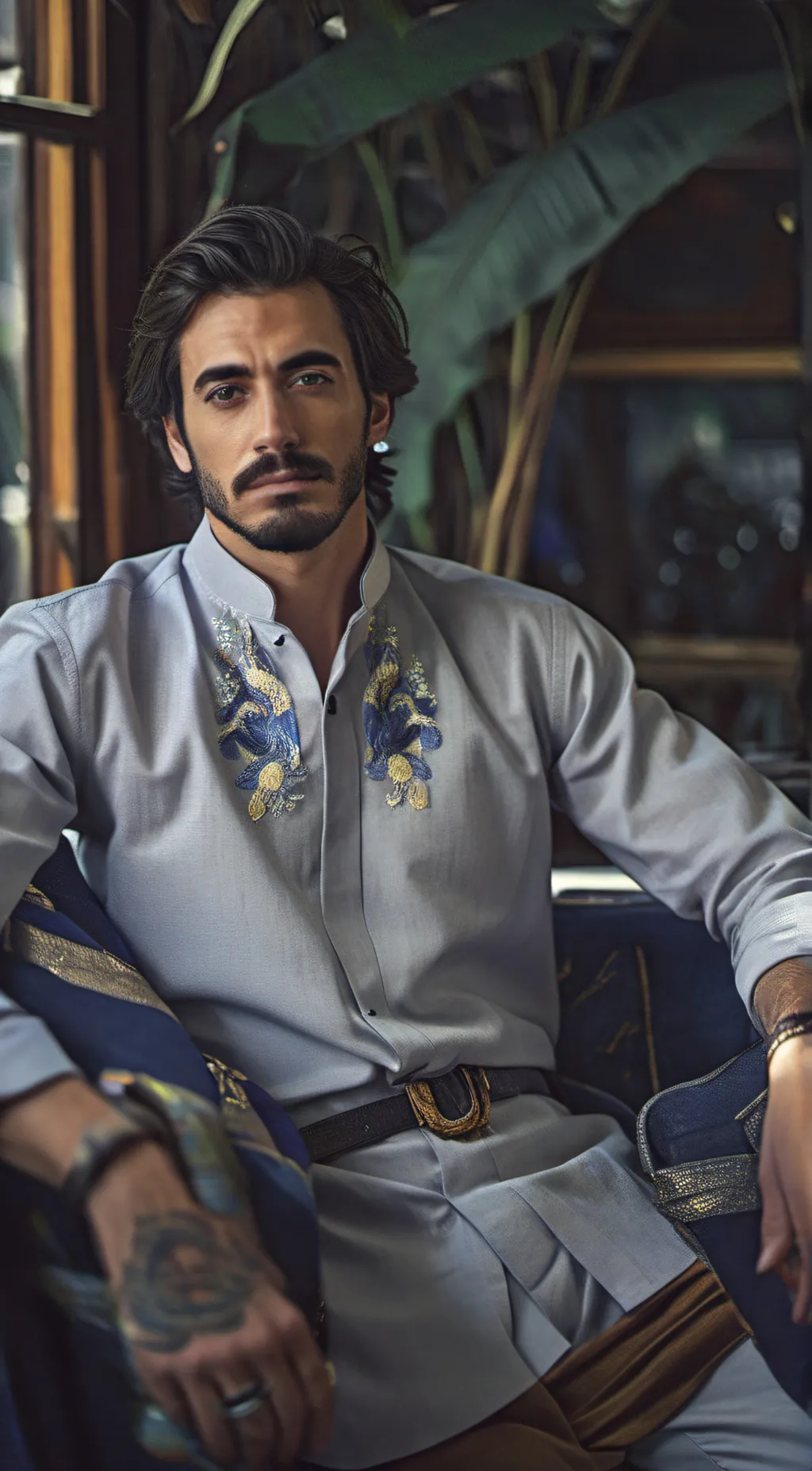 ai character: Samir Ghadia background