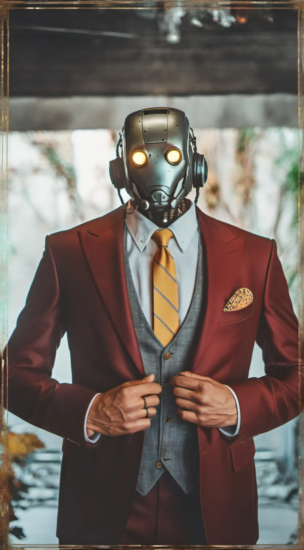 ai character: brown cameraman background