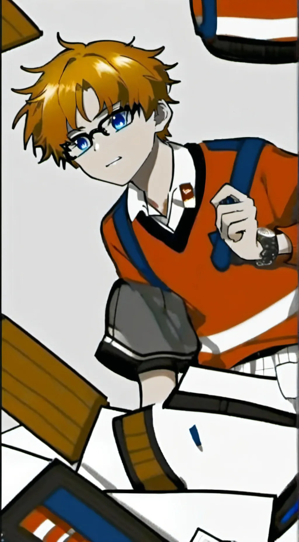 ai character: bacon boy background