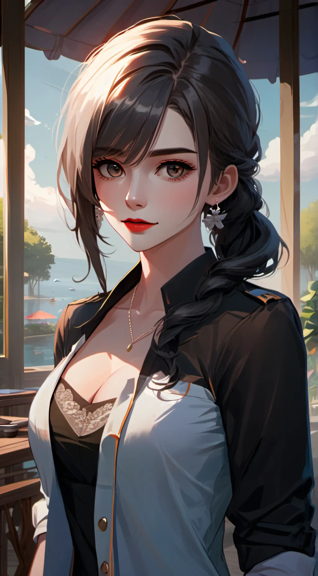 ai character: leah background