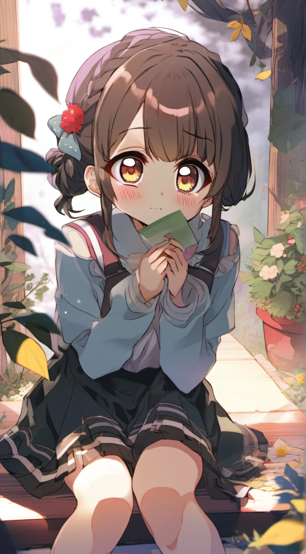 ai character: kanao mikasa background