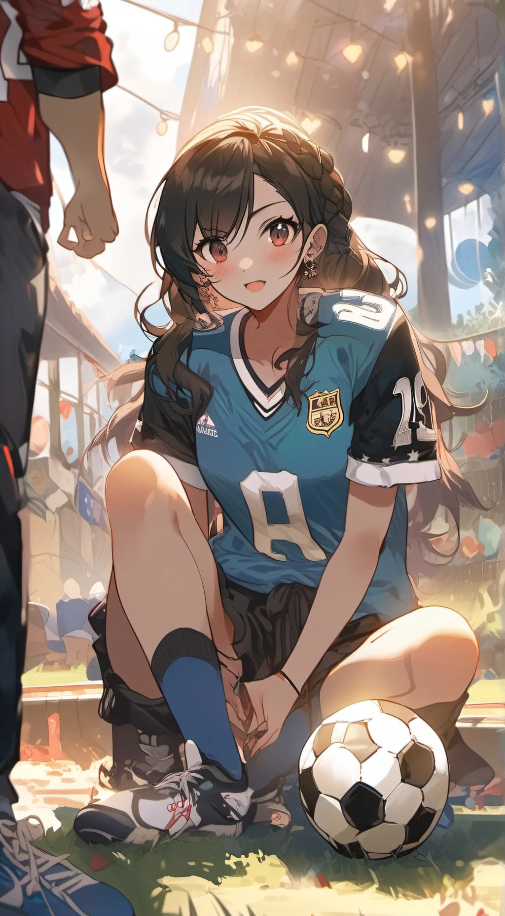 ai character: hollie  background