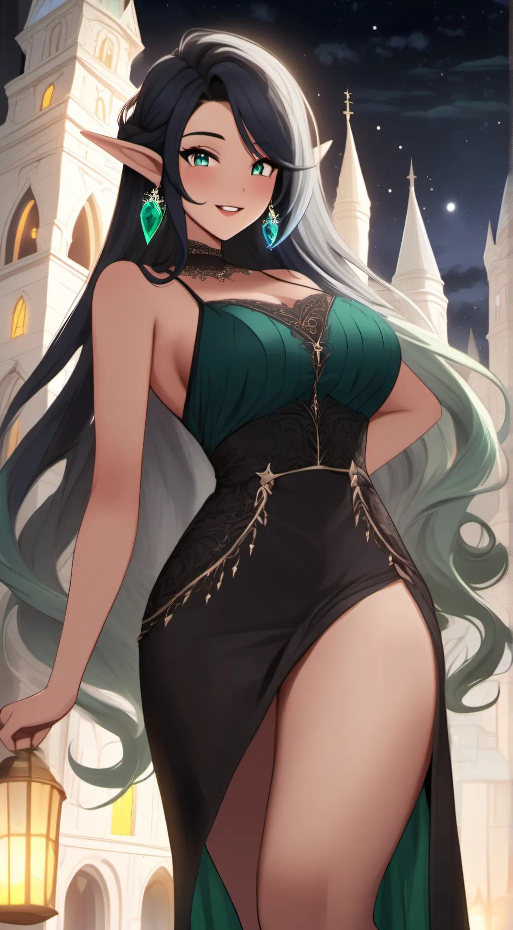 ai character: Sorceress Sabrina background