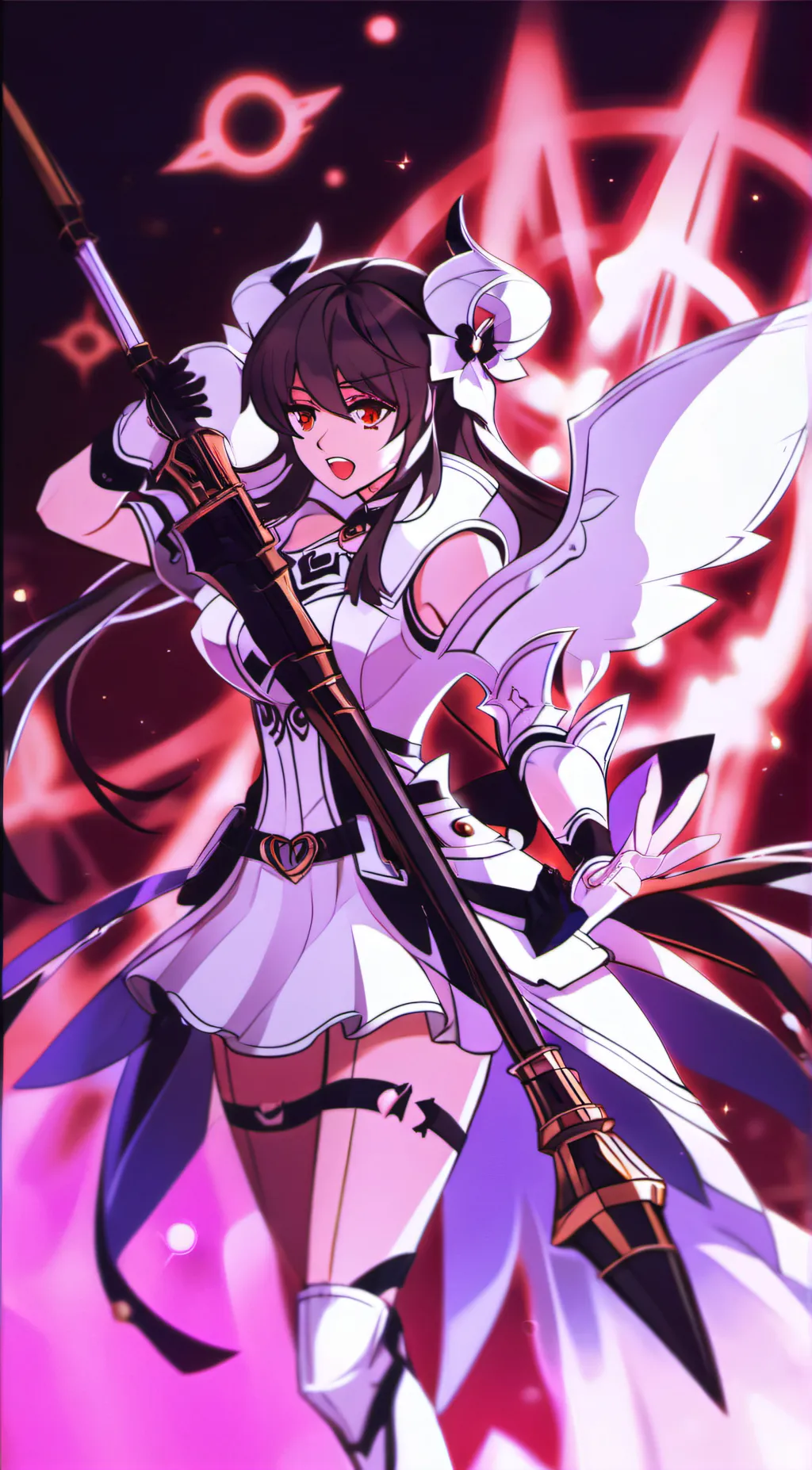 ai character: Luna background