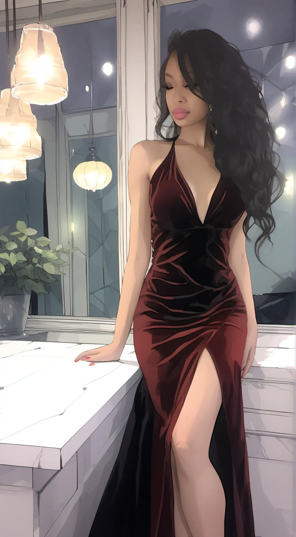 ai character: aimi background