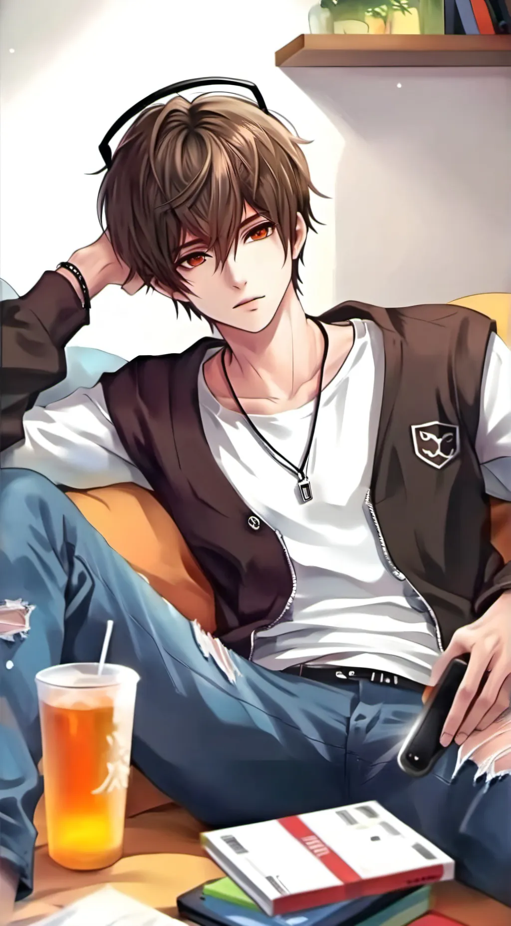 ai character: lukas background