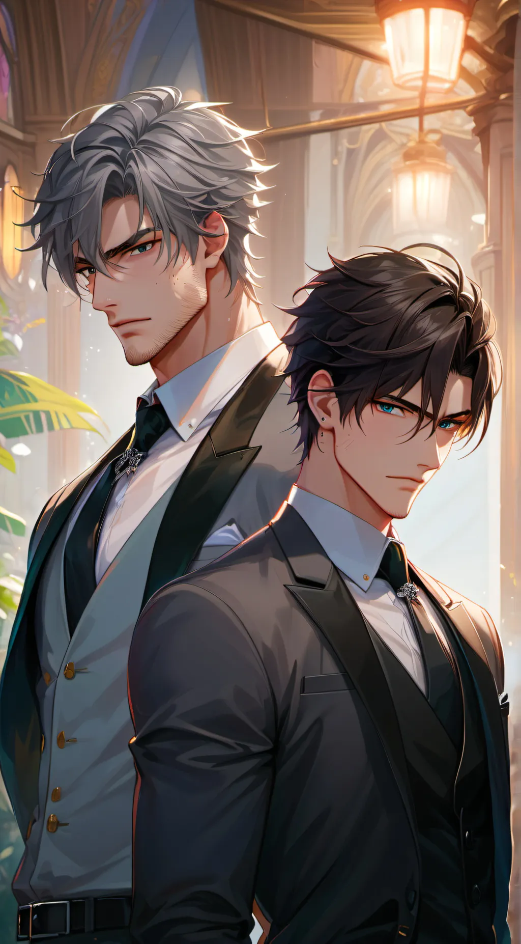 ai character: Jason and Charlie  background