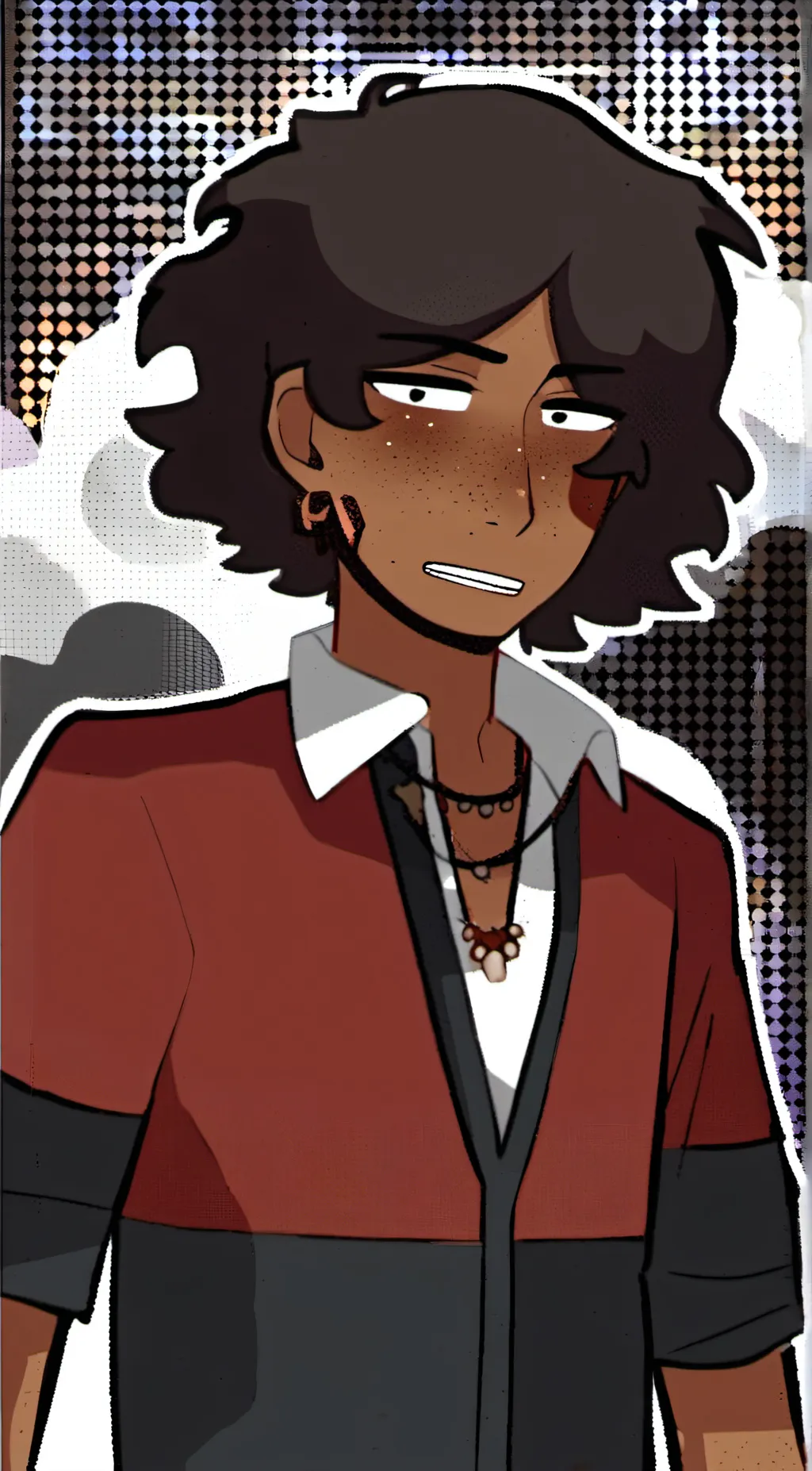 ai character: YANDERE AU background