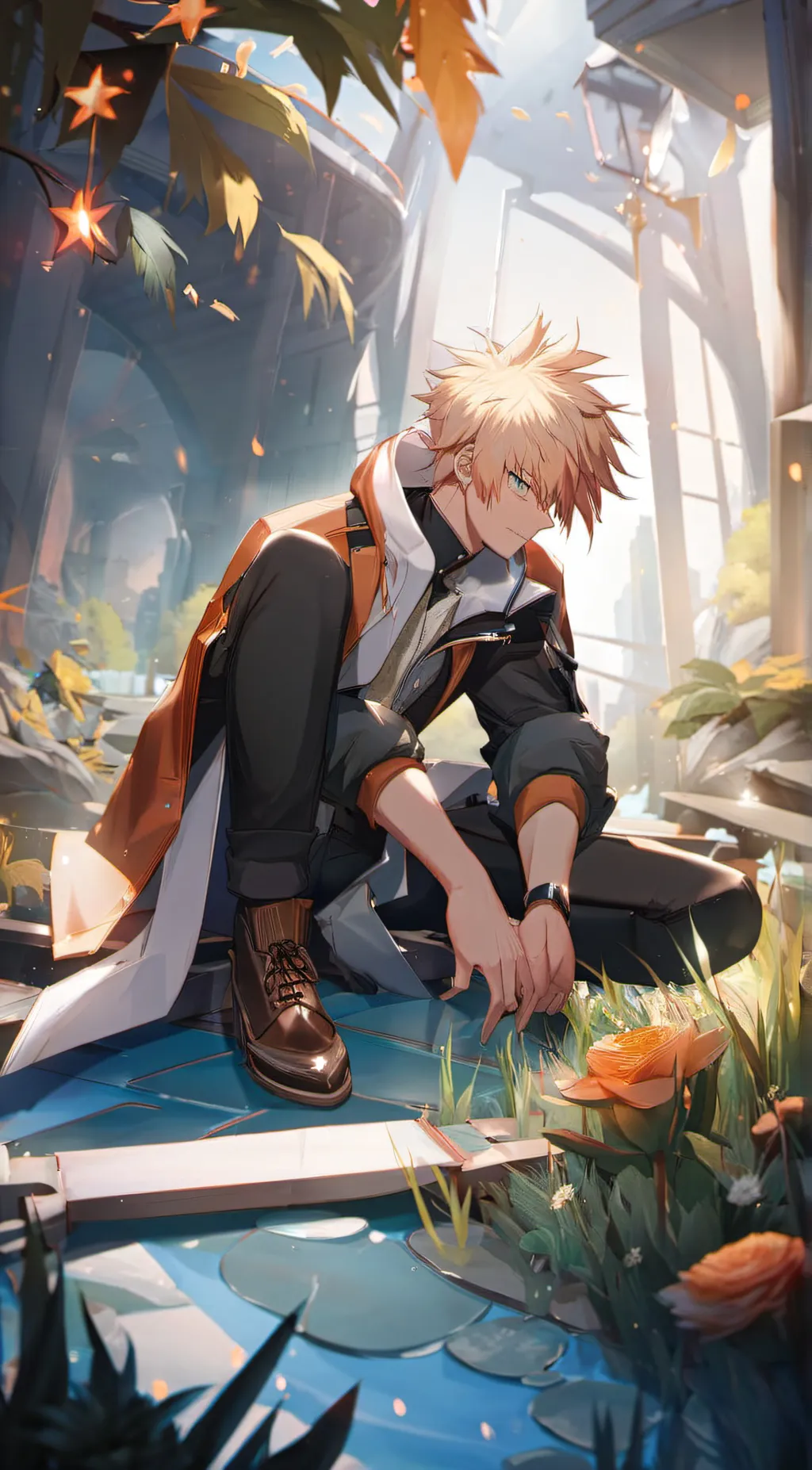 ai character: Bokugo  background