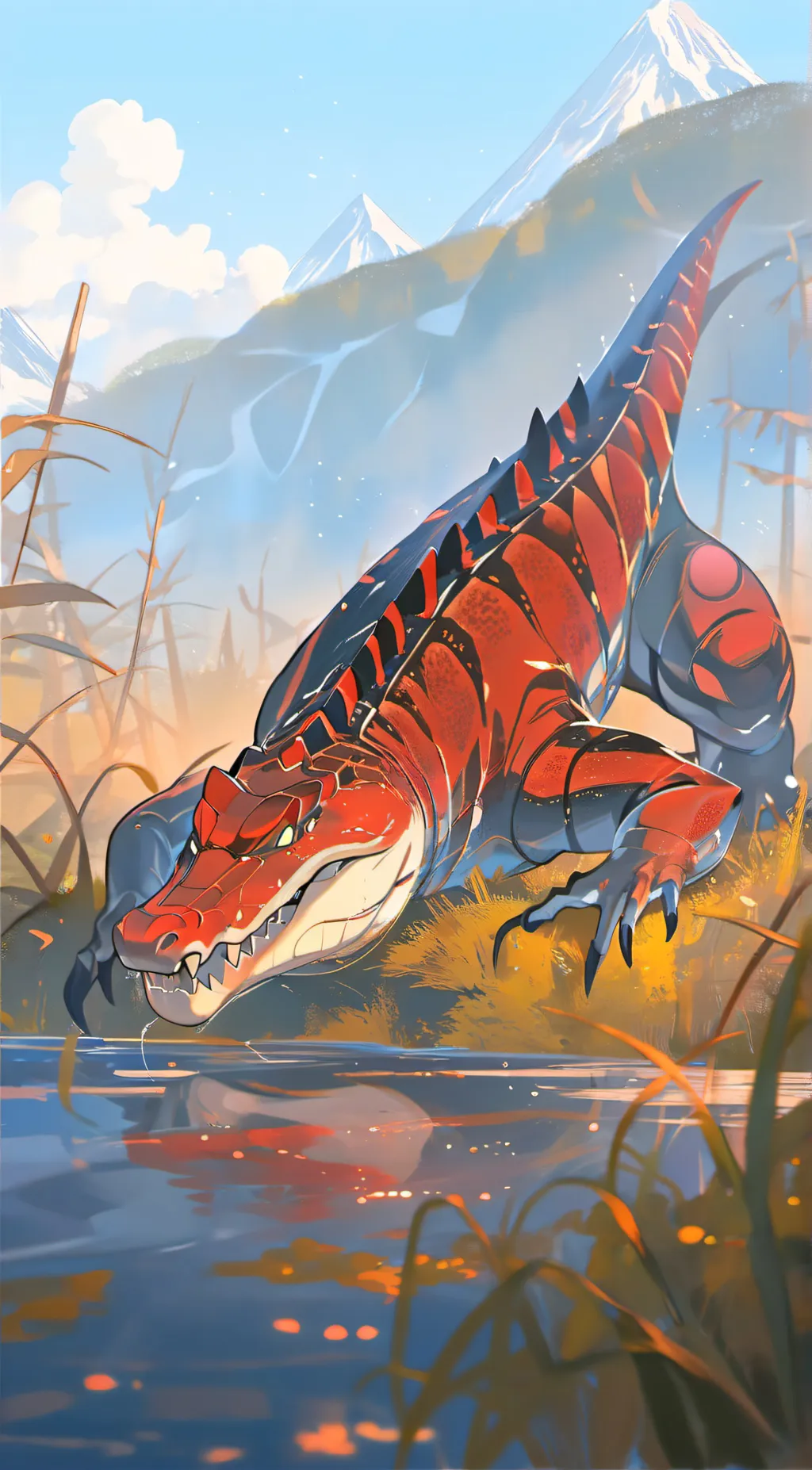 Talkie AI - Chat with Red Alligator