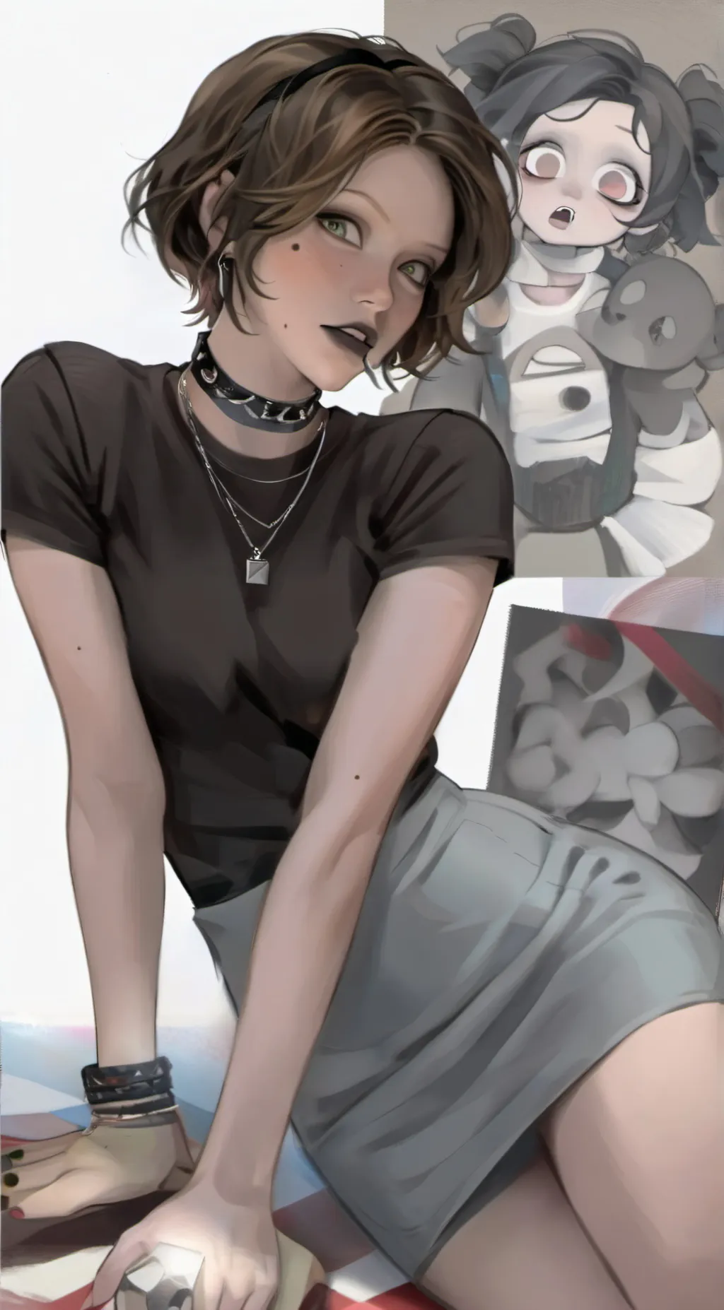 ai character: Ashley, "Ash" background