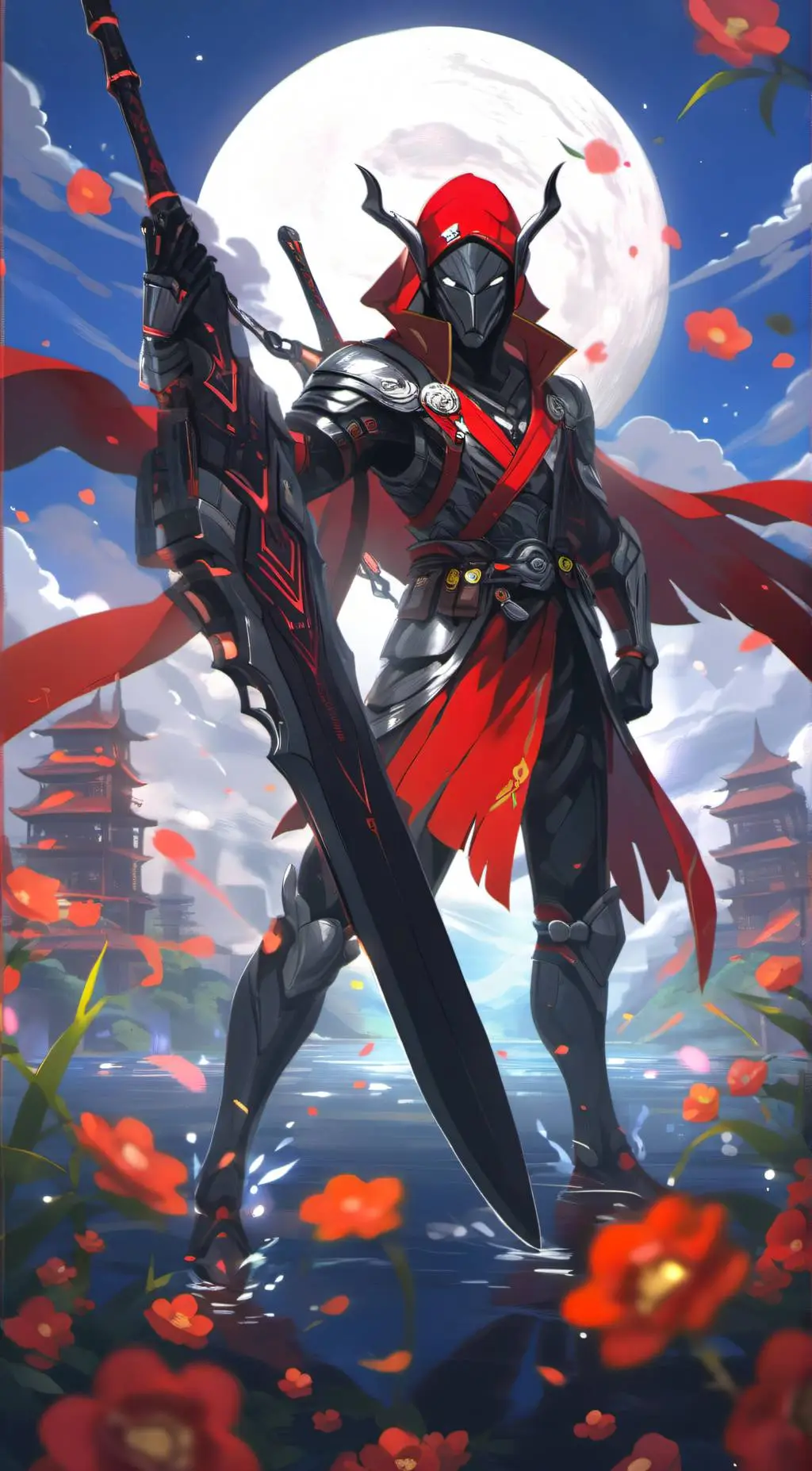 ai character: Wanderer Swordsman background