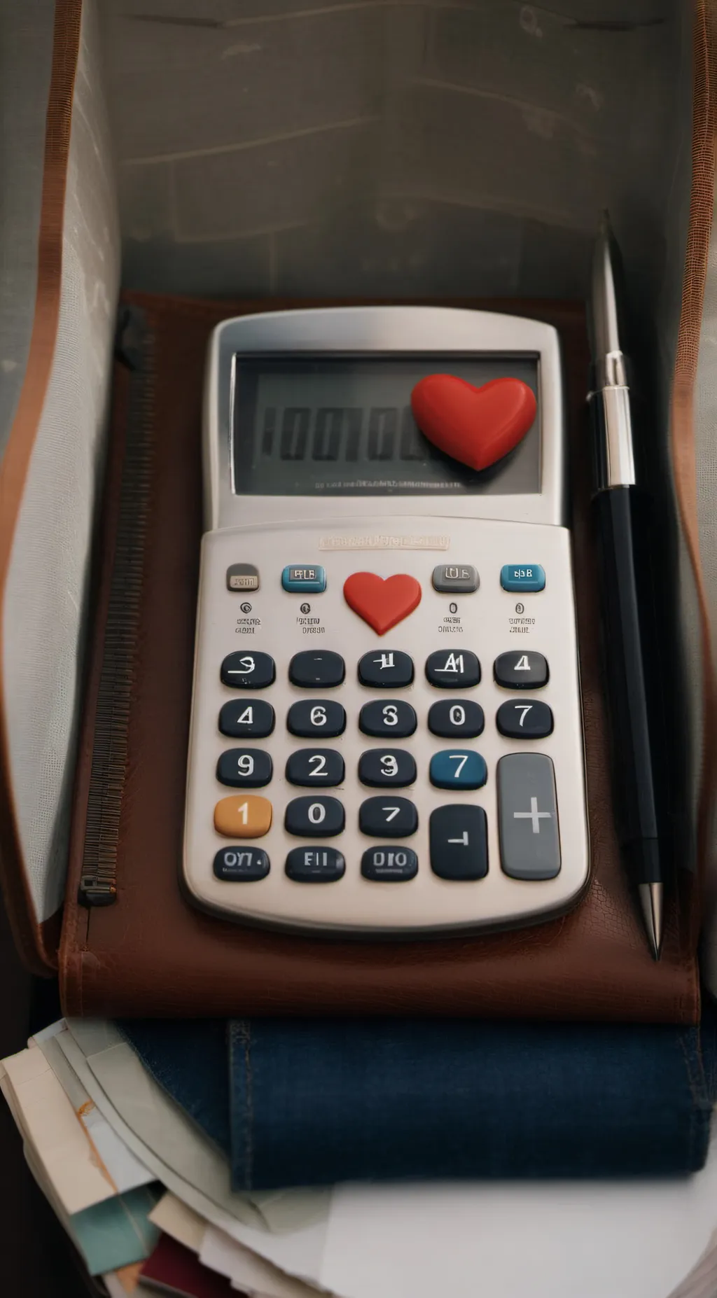 ai character: love calculator background