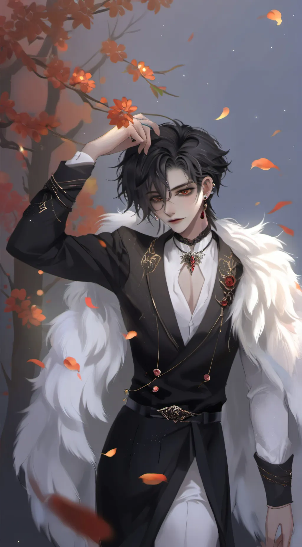 ai character: 🔮🔪Levi🔪🔮 background