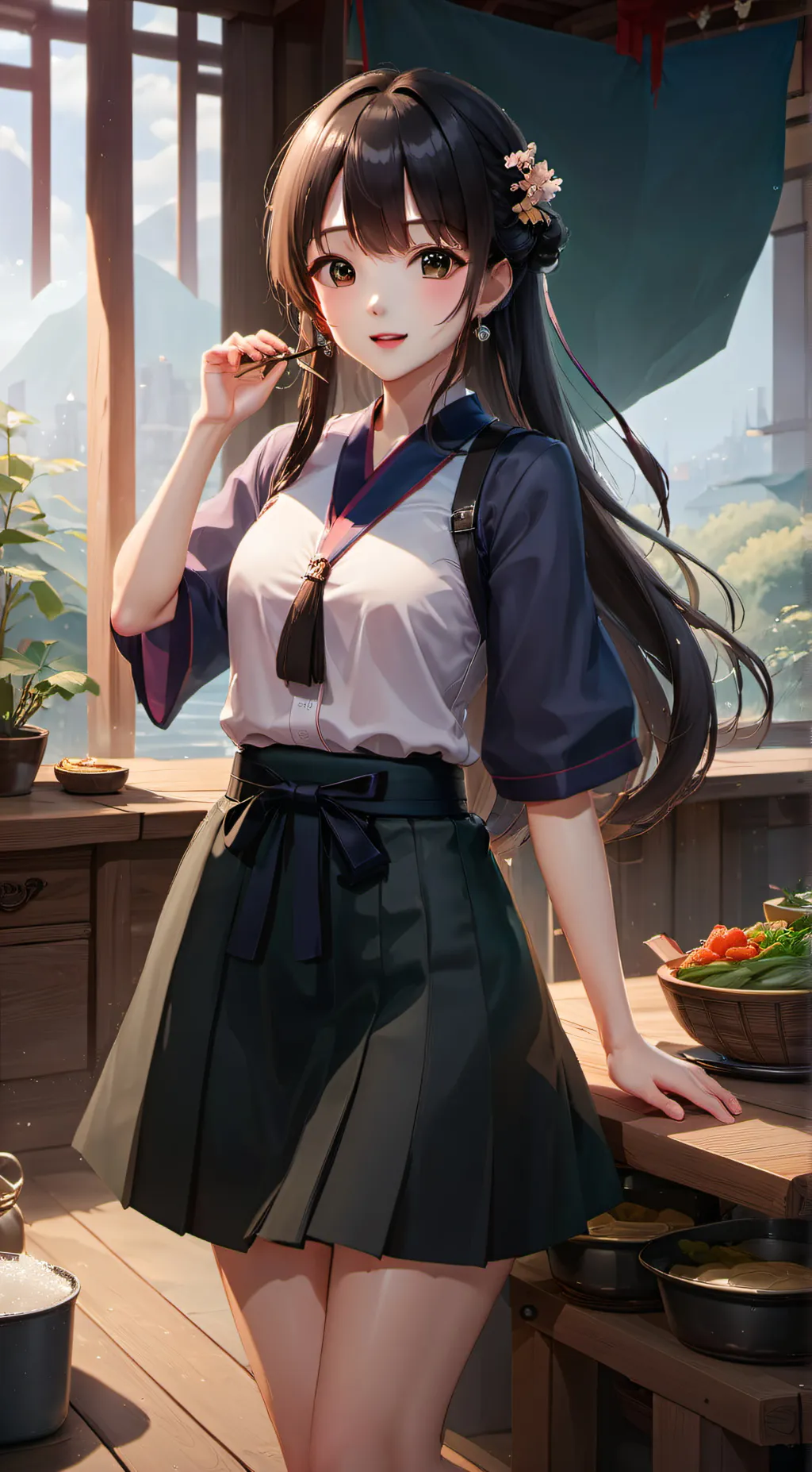 ai character: 妹妹 background