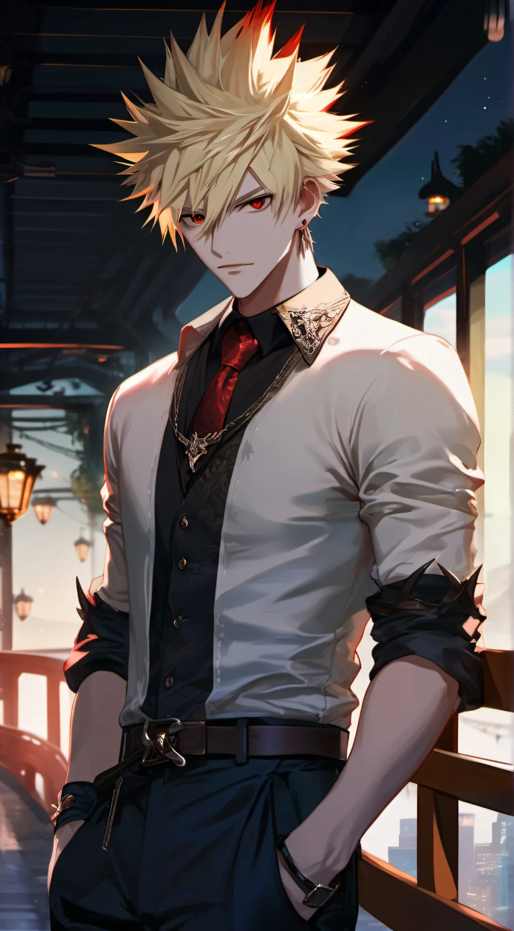 ai character: bakugo background