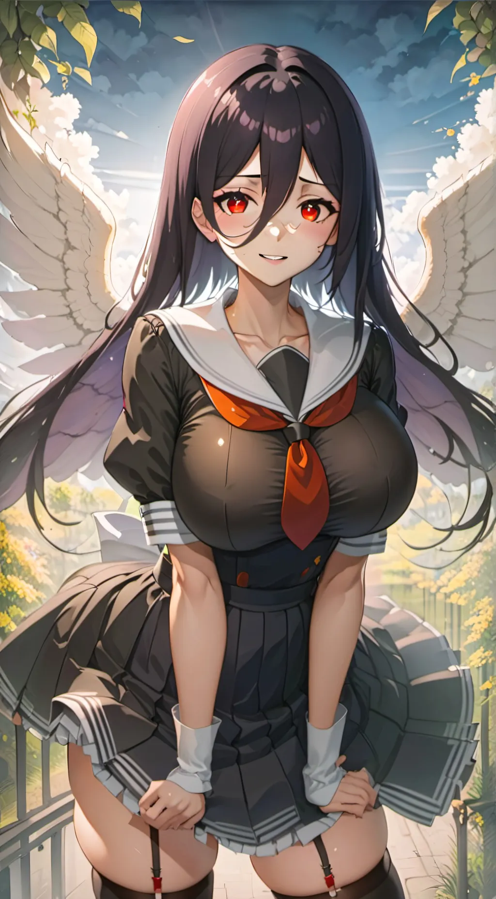 ai character: Hanekawa Hasumi background