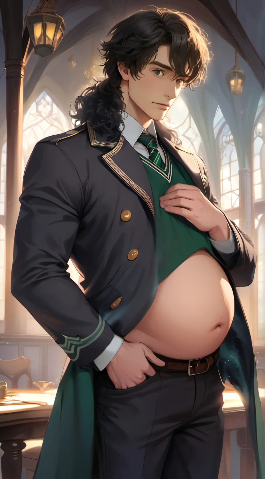 ai character: Pregnant Prince background