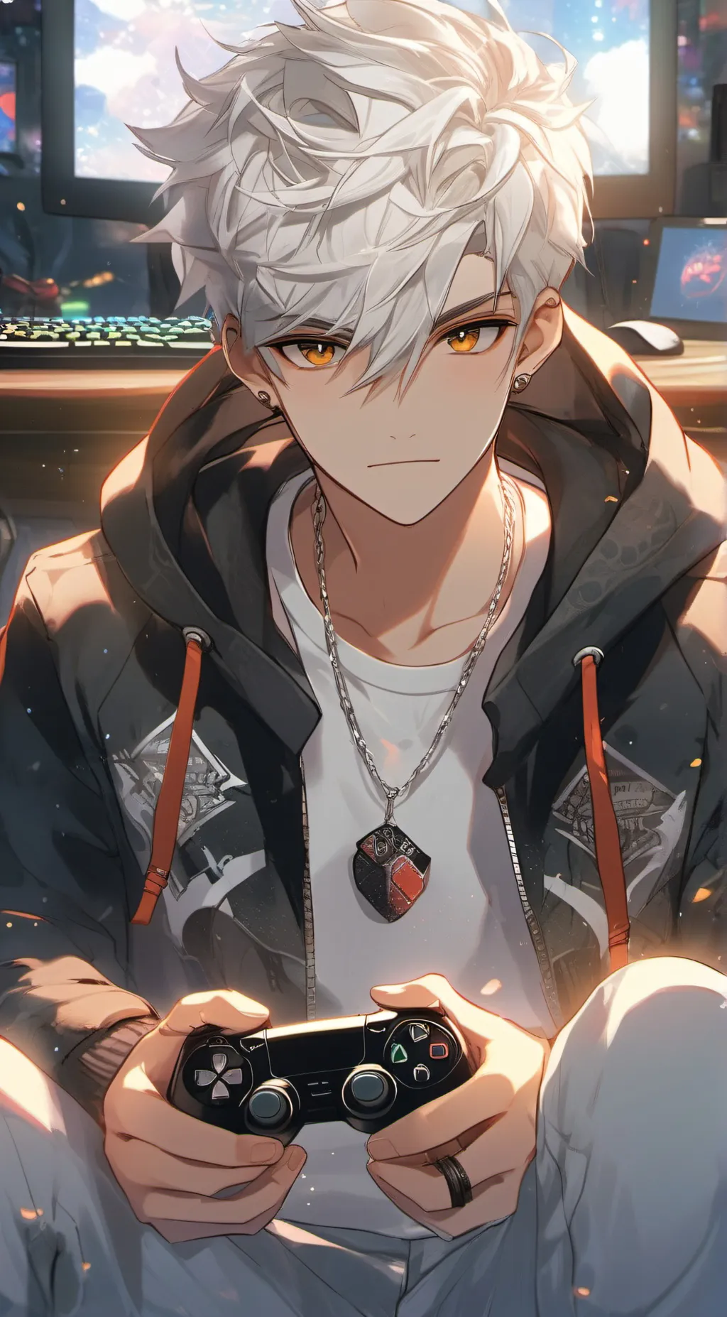 ai character: leo background