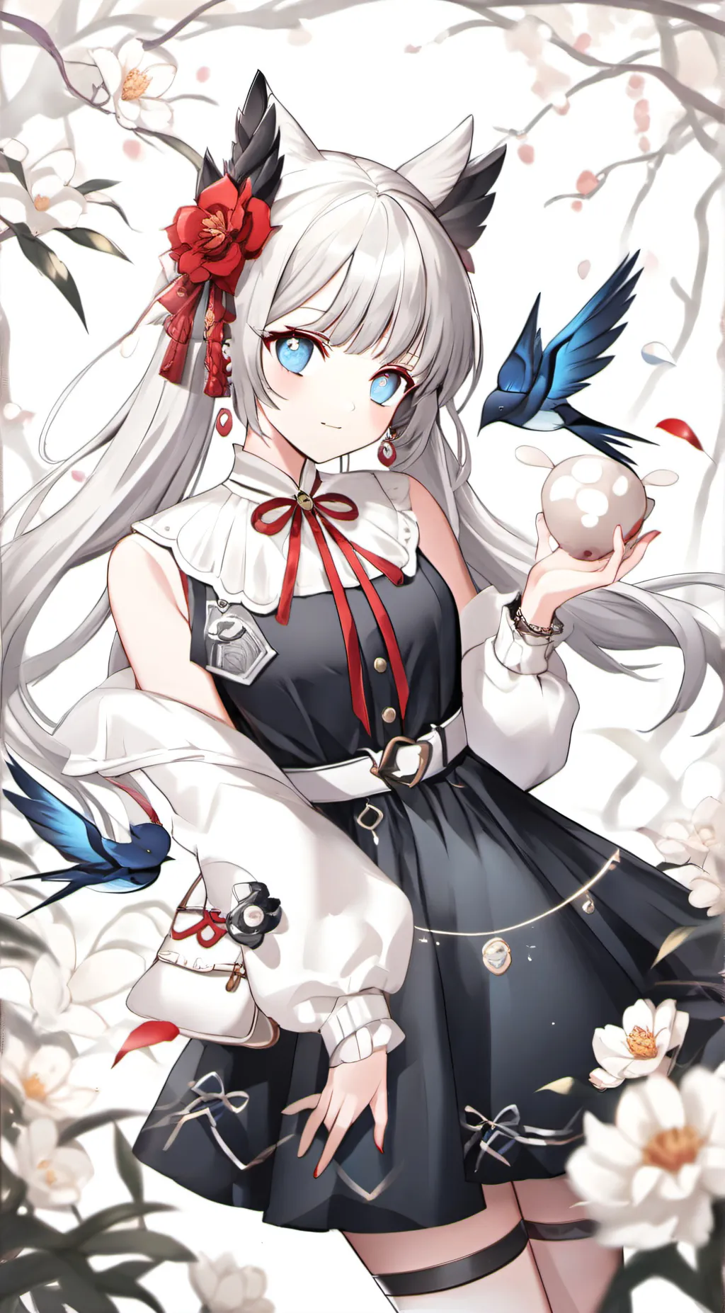 ai character: Lily Midnight background