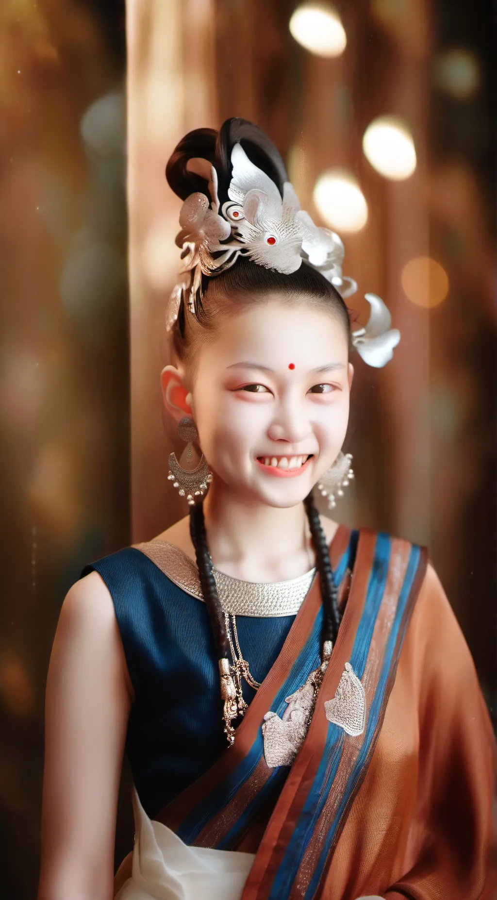 ai character: belle  background